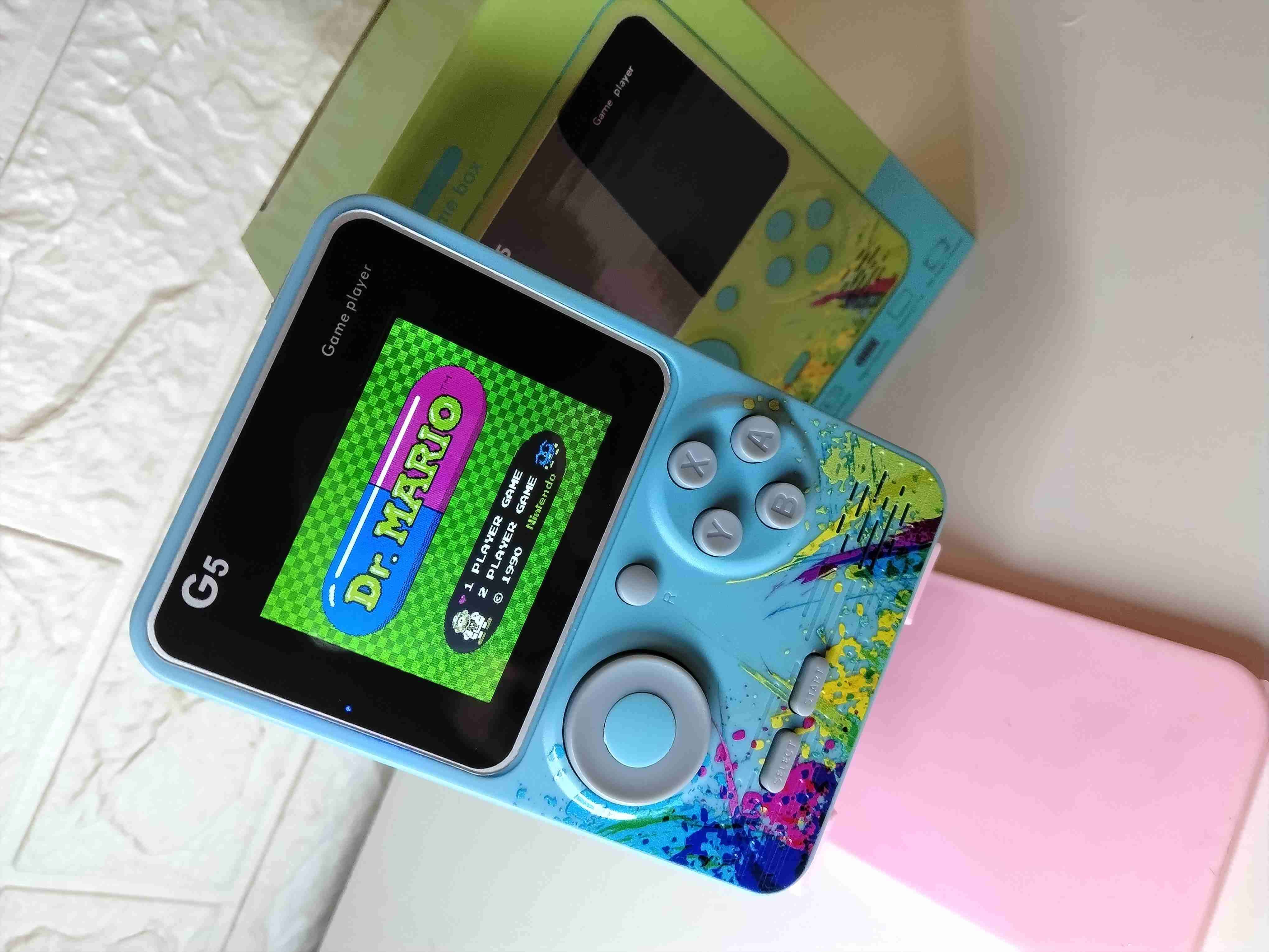 Consola portátil retro G5 400 juegos de NES 8bits - 1