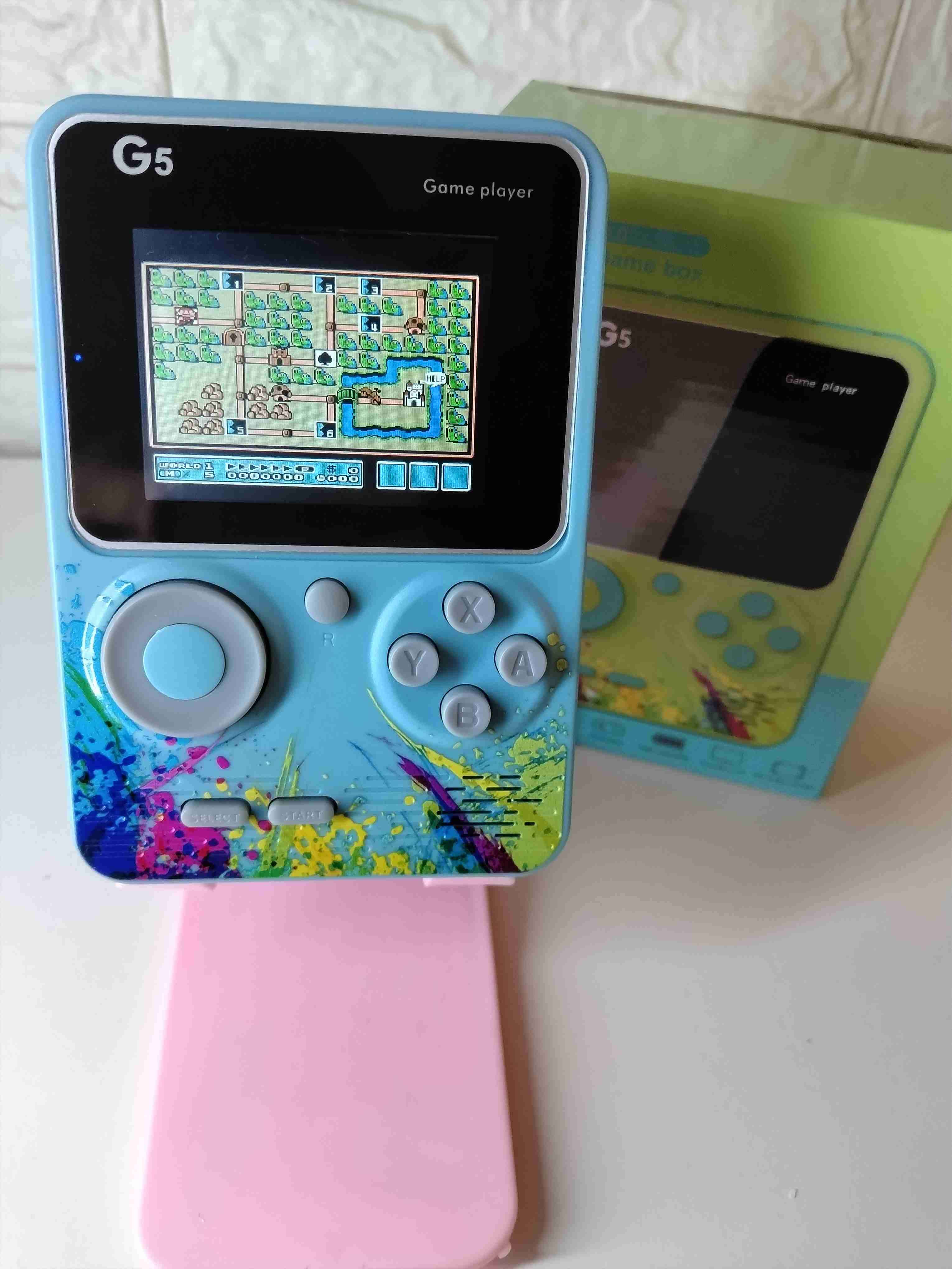 Consola portátil retro G5 400 juegos de NES 8bits - 4