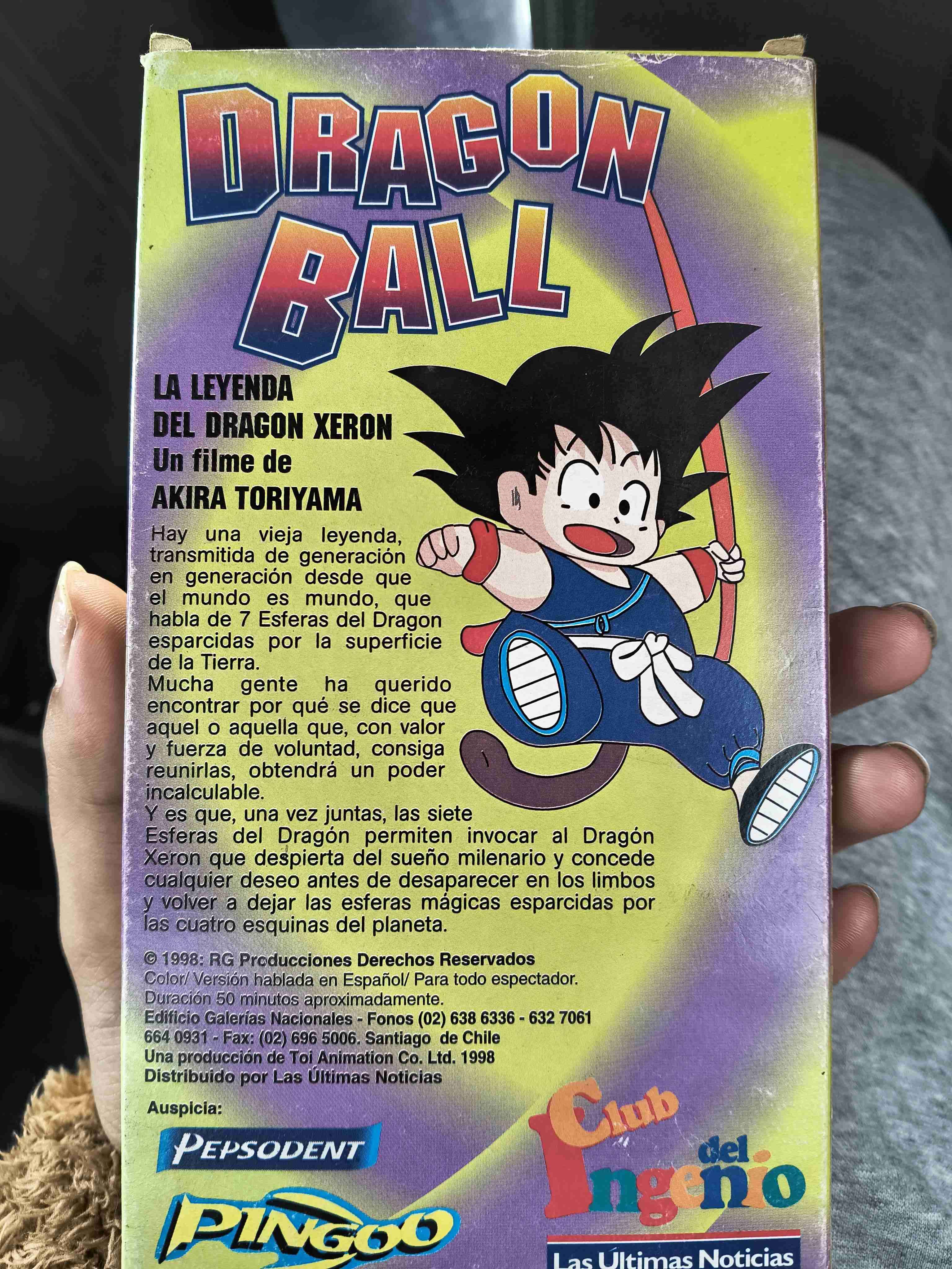 Película vhs de Dragon Ball La Leyenda - miniatura 2