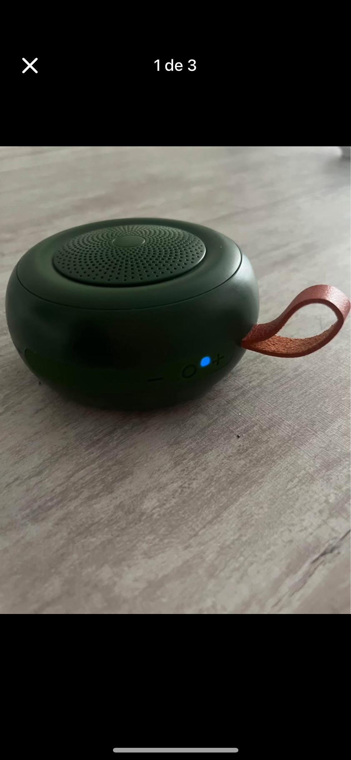 Parlante portátil verde - miniatura 1