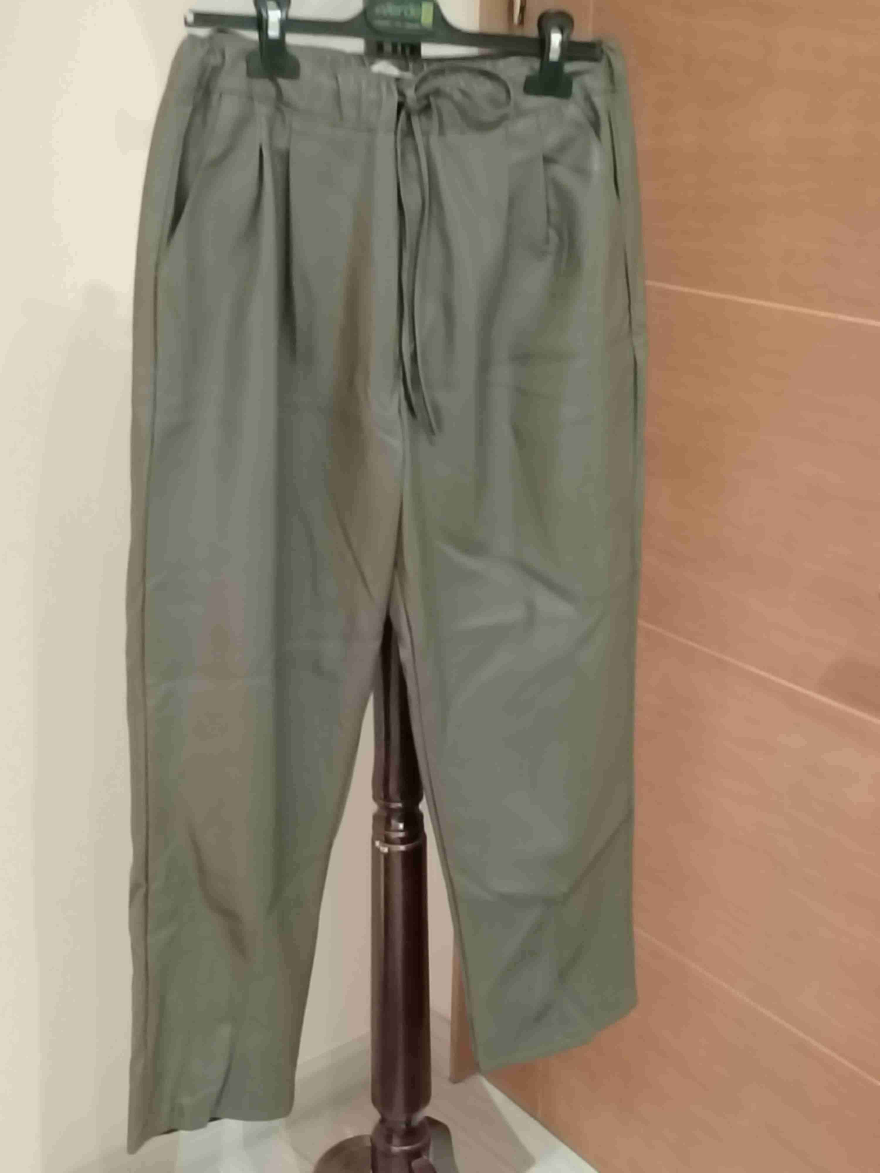 Pantalon Jogger ecocuero verde - miniatura 2