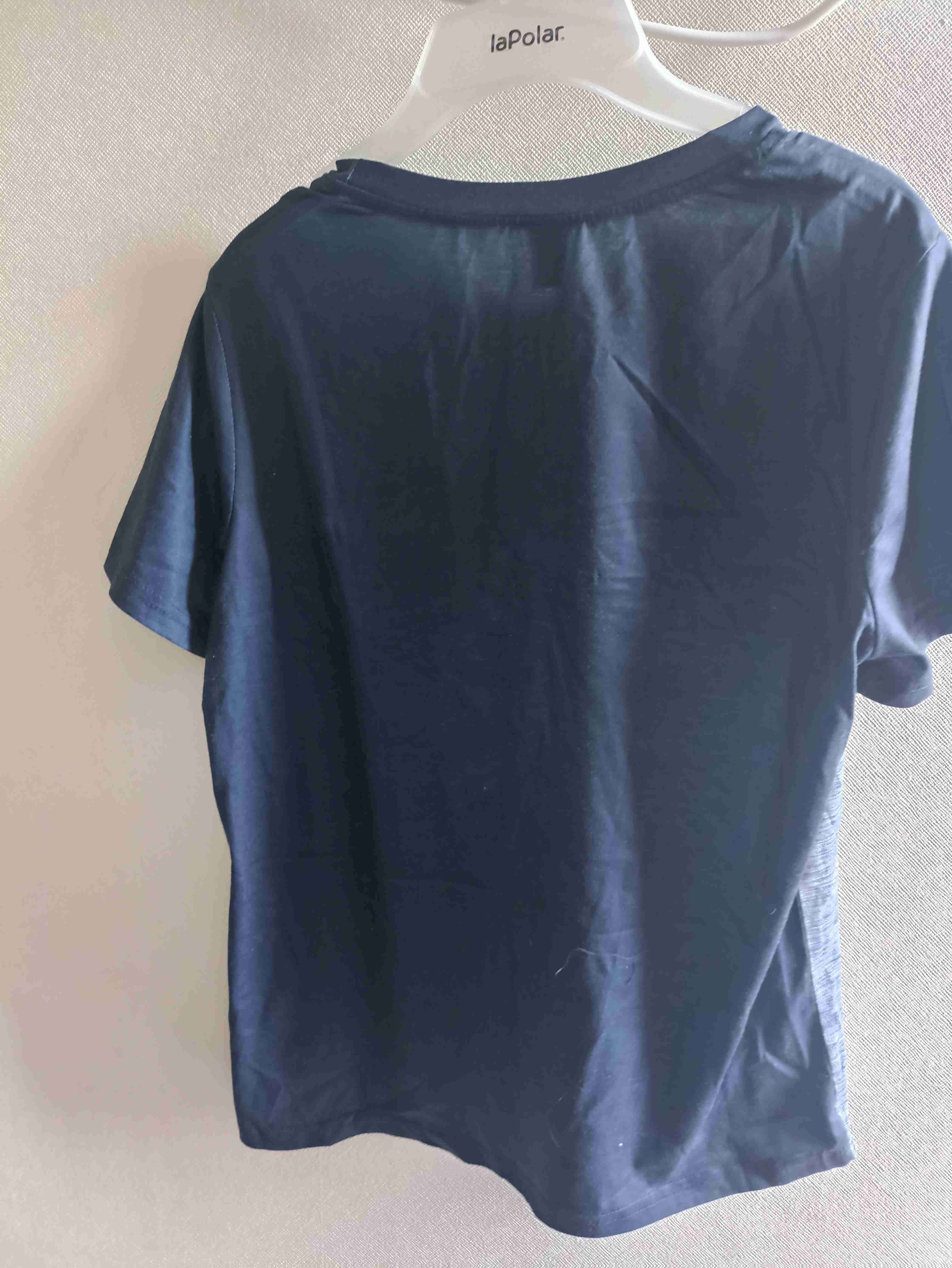 Polera azul con estampado floral - miniatura 2