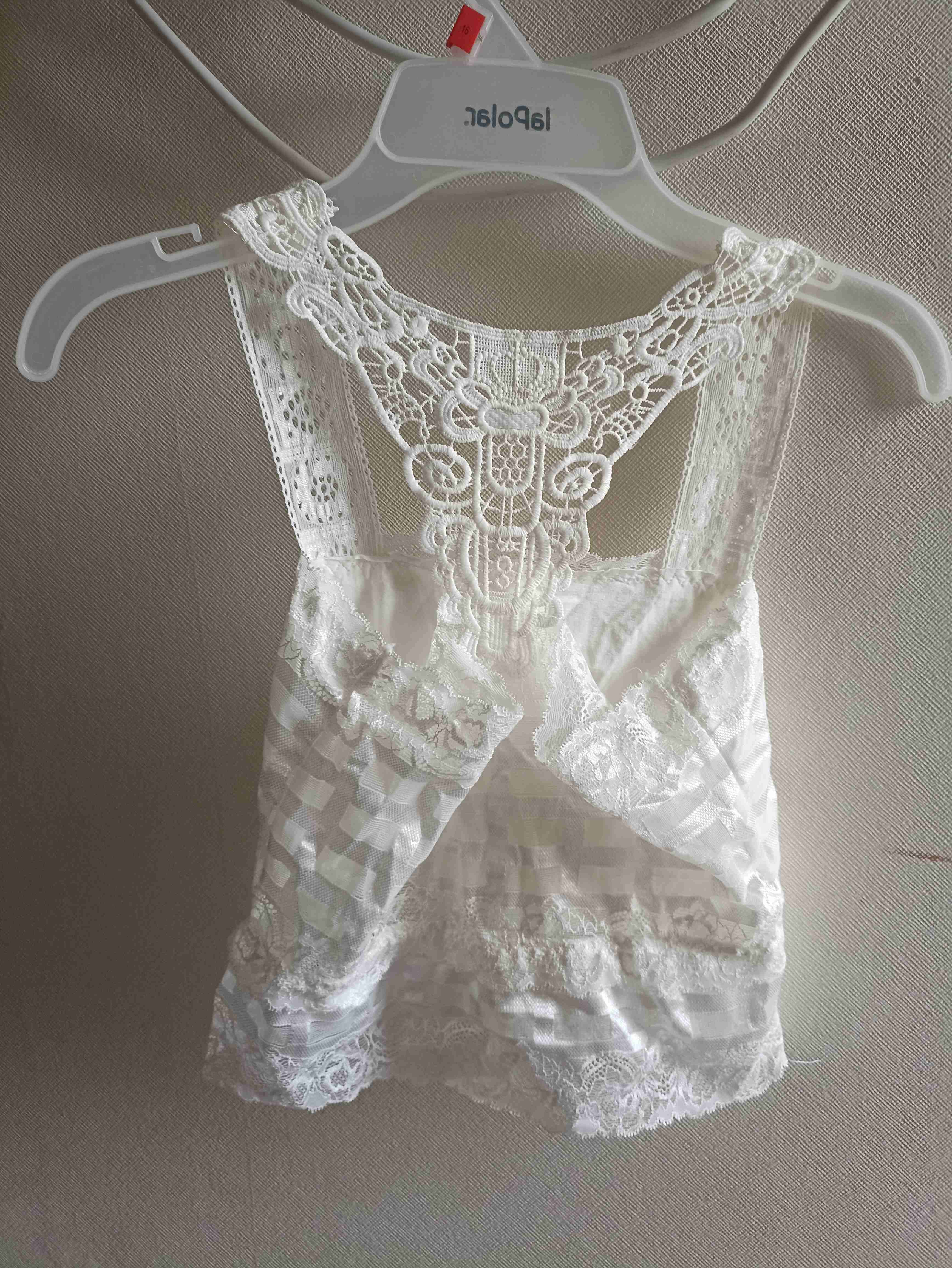 Camisola de encaje blanca - 3