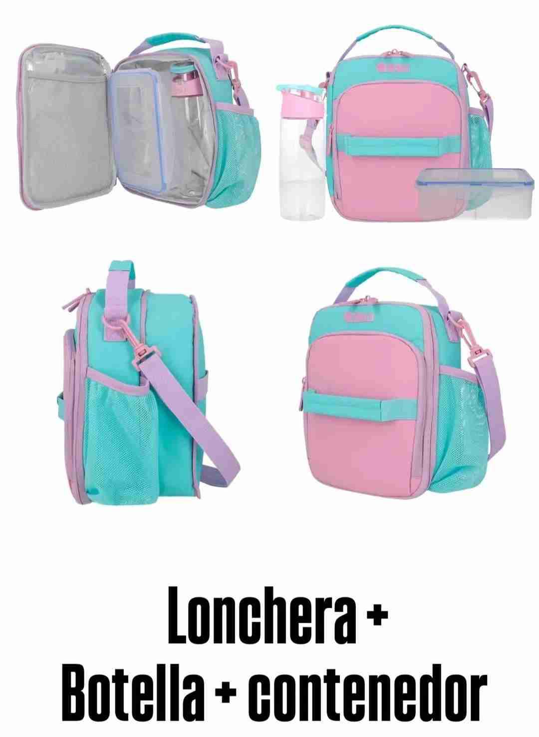 Lonchera con botella y contenedor - 1