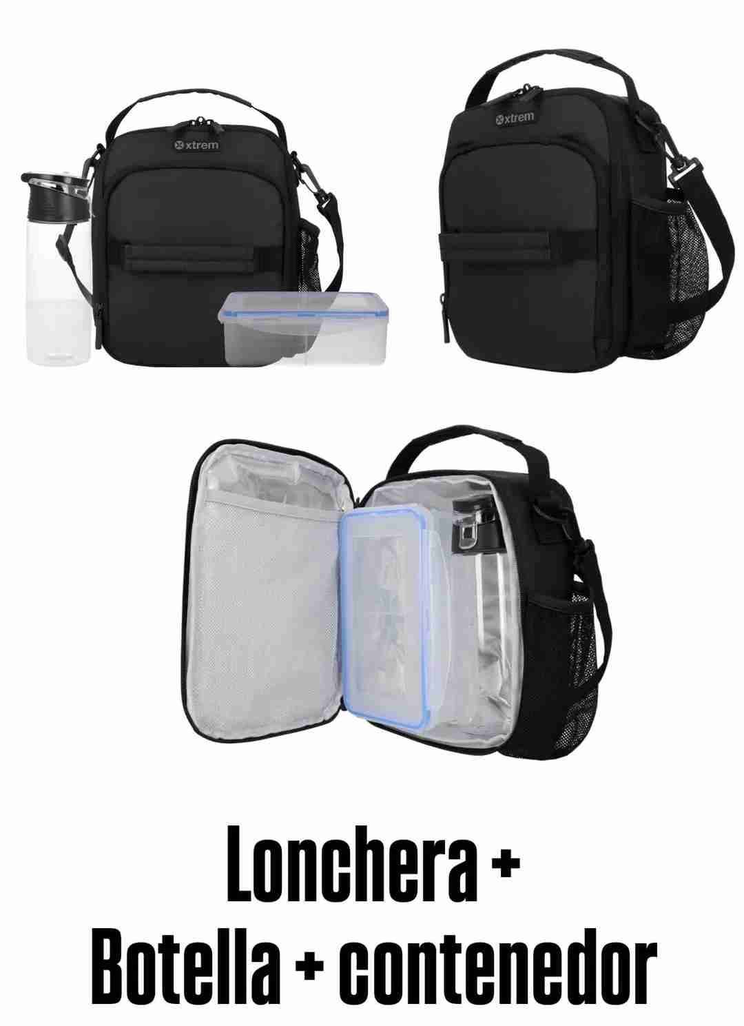 Lonchera con botella y contenedor - 3