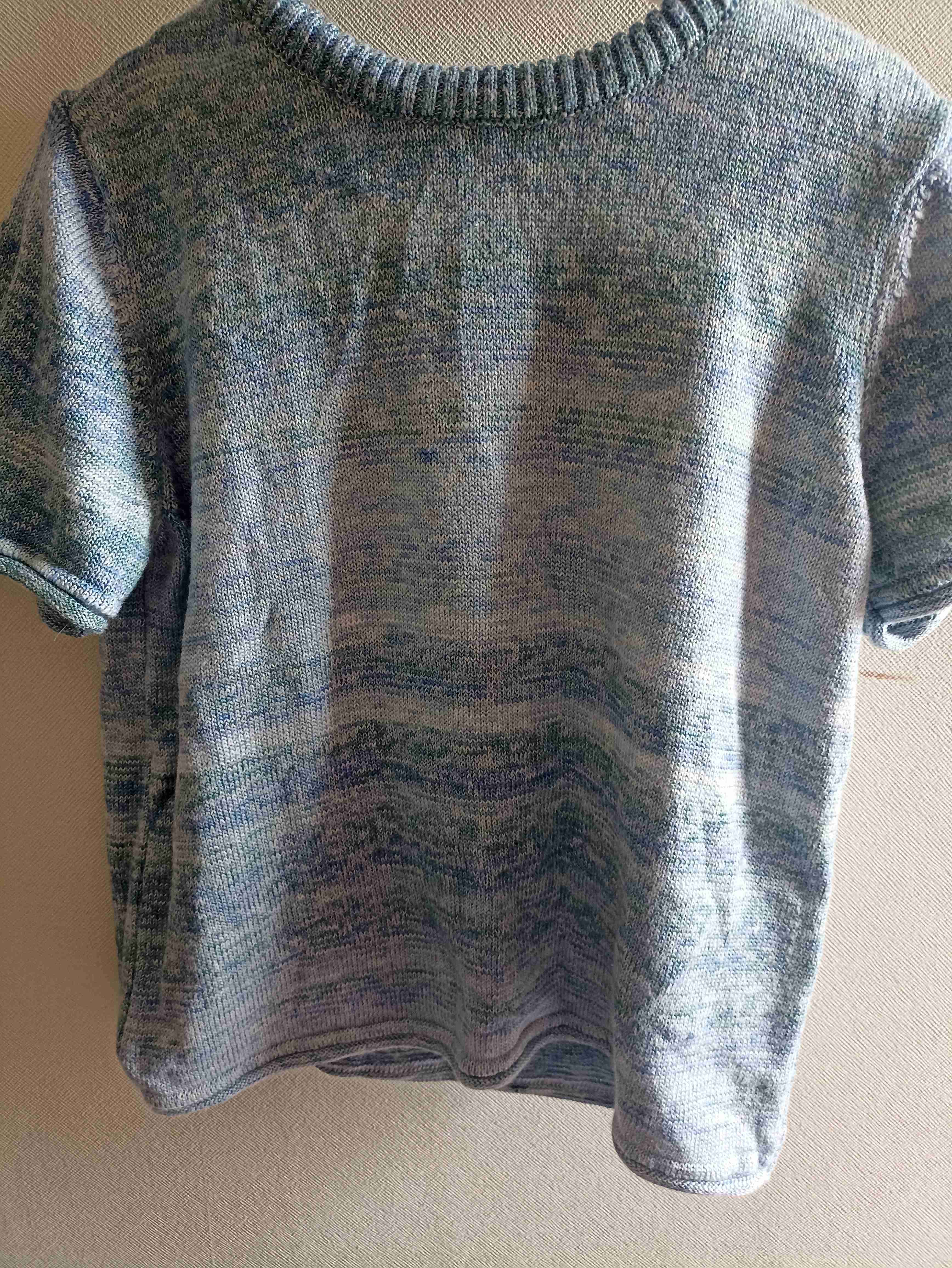 Suéter de punto gris jaspeado - 2