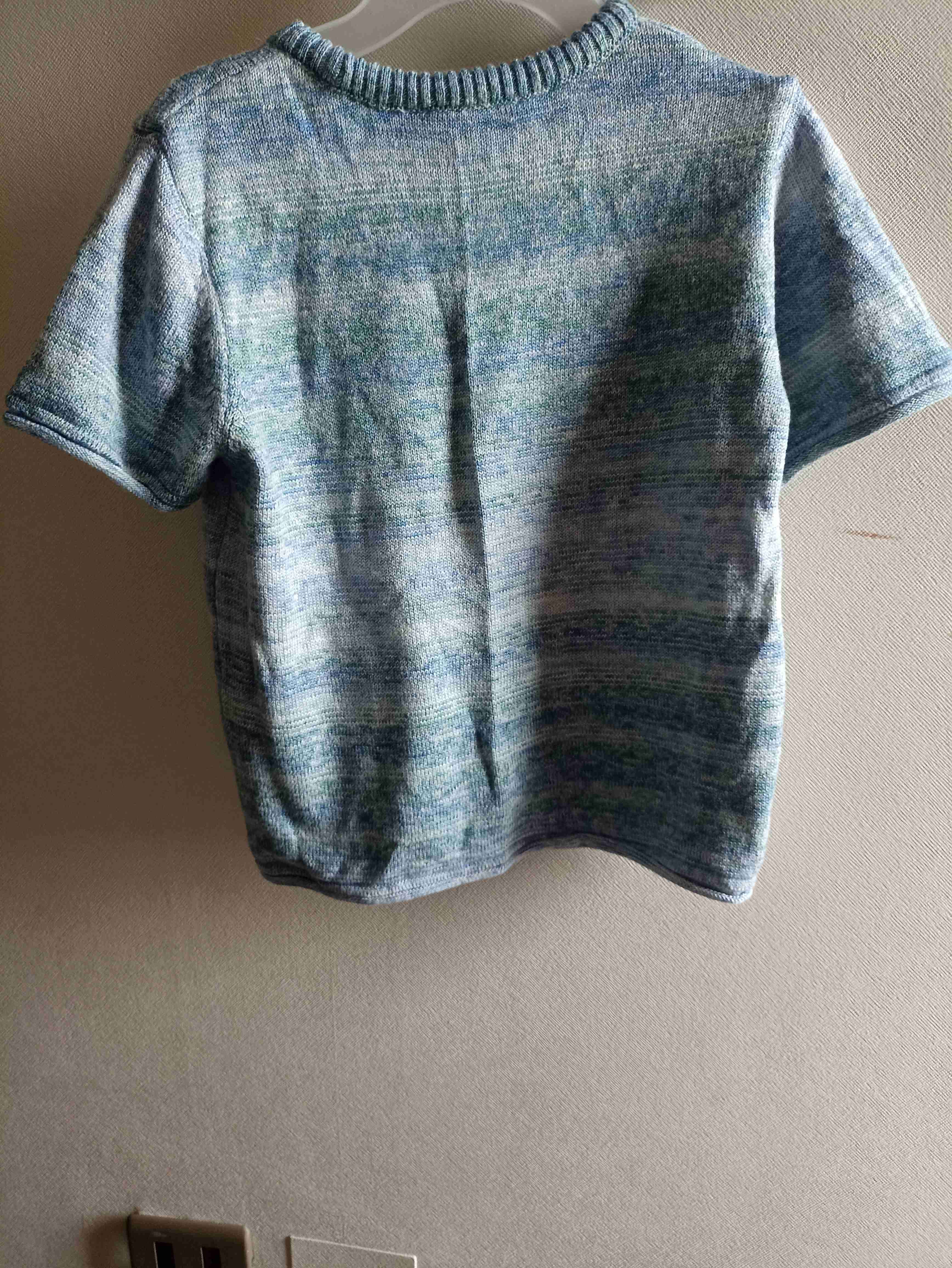 Suéter de punto gris jaspeado - 3