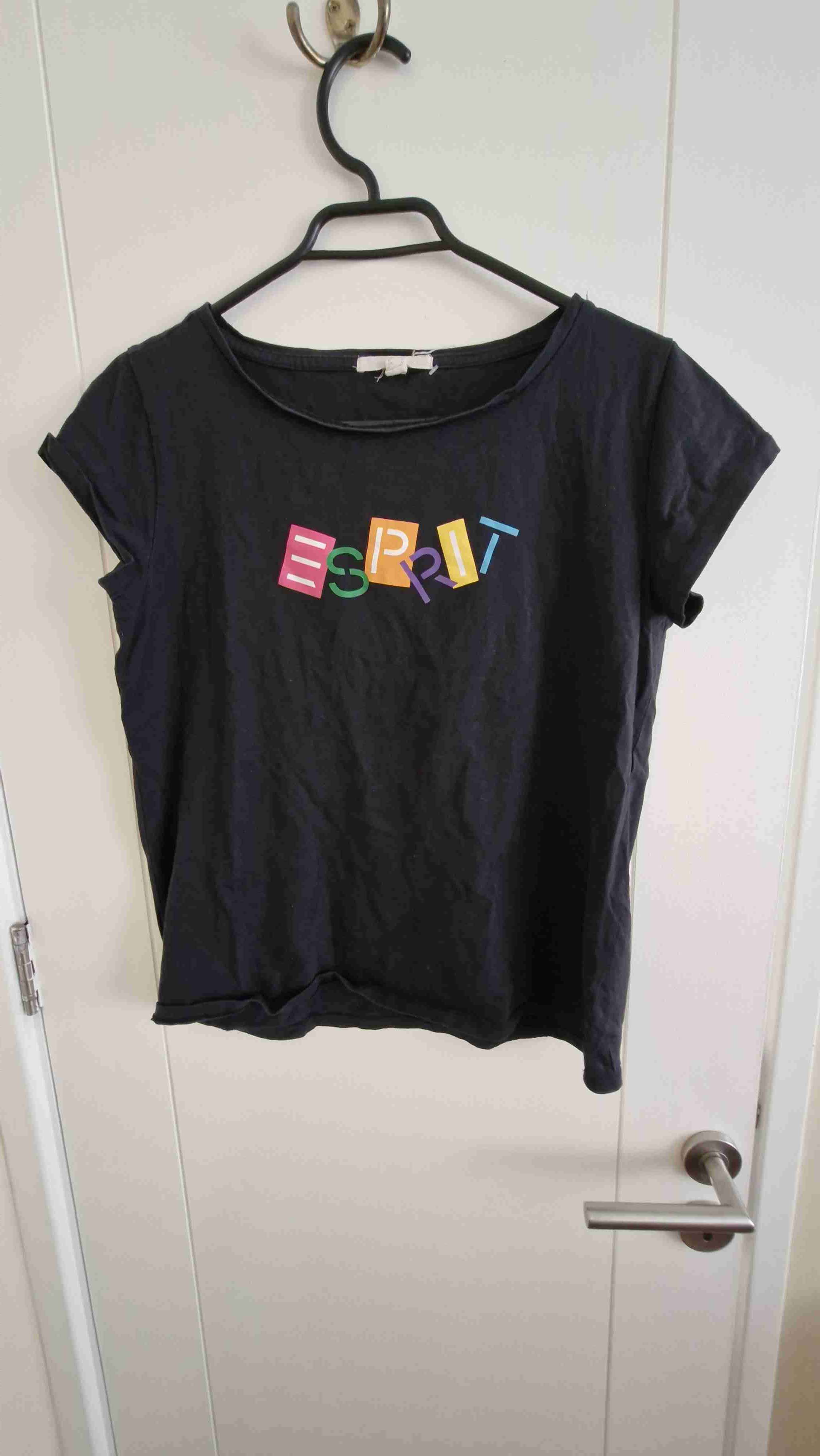 Polera negra Esprit casual - 1