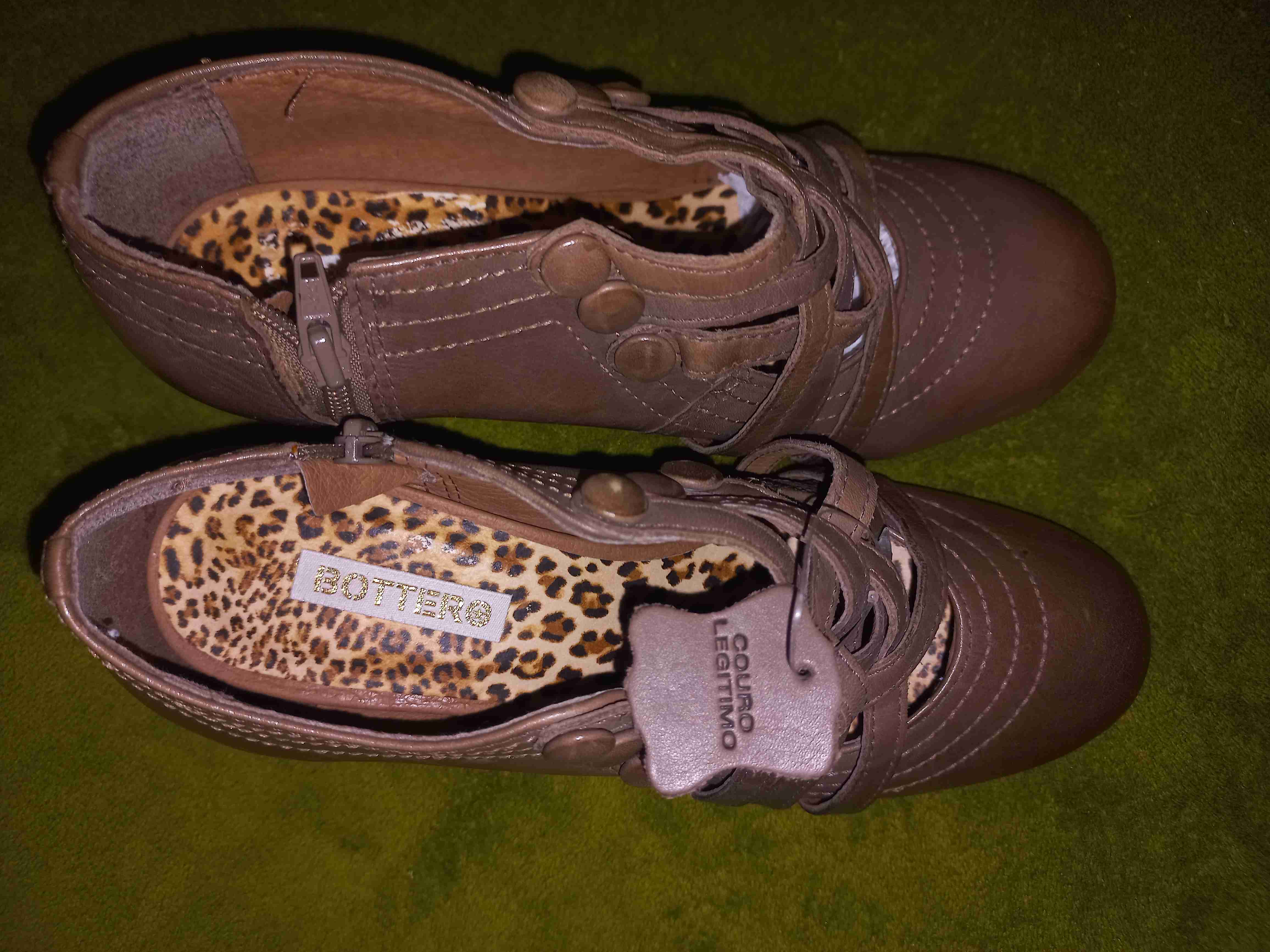 Zapatos marrones de cuero legítimo - miniatura 2