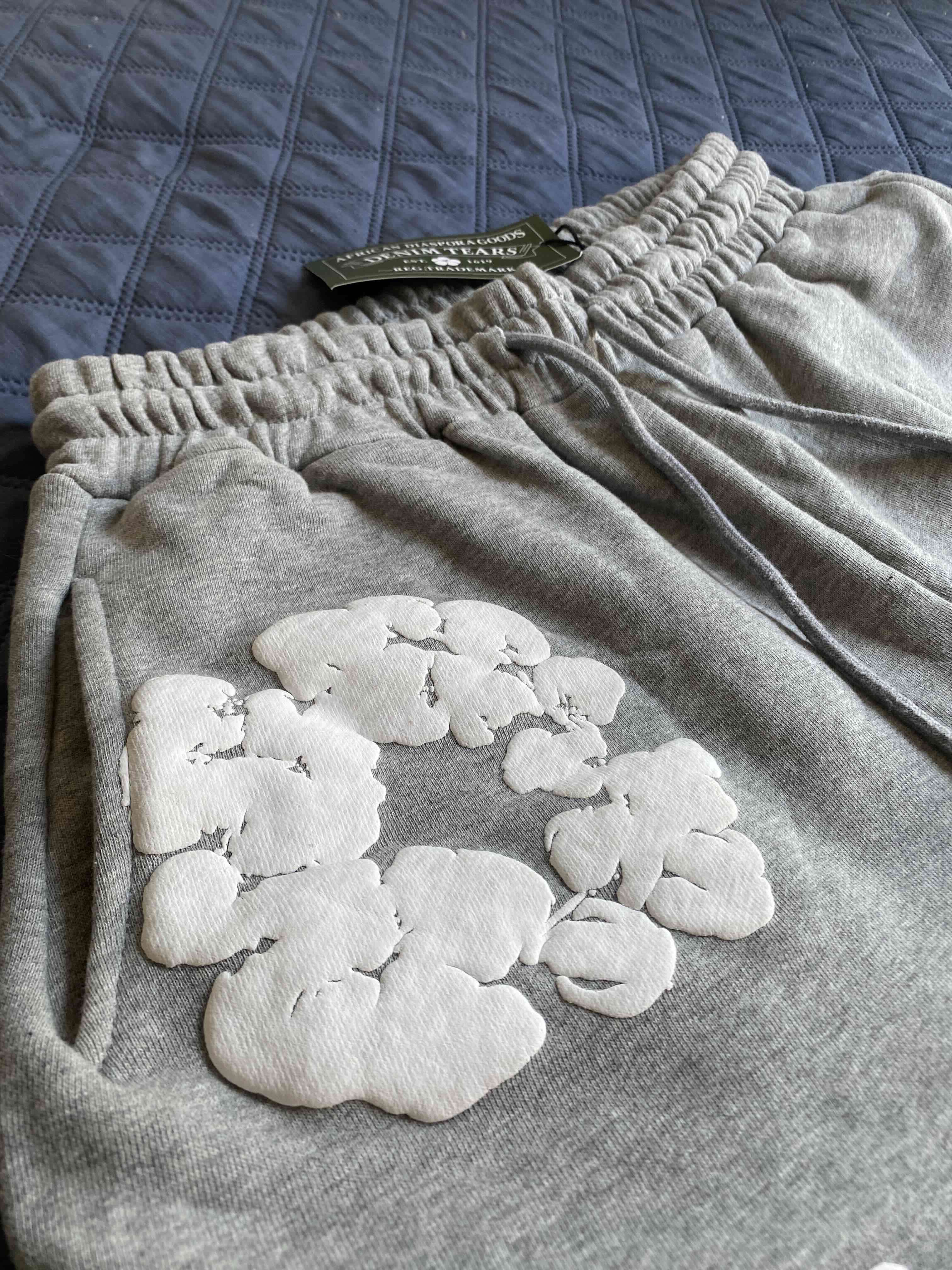 Shorts denim tears grises - 2