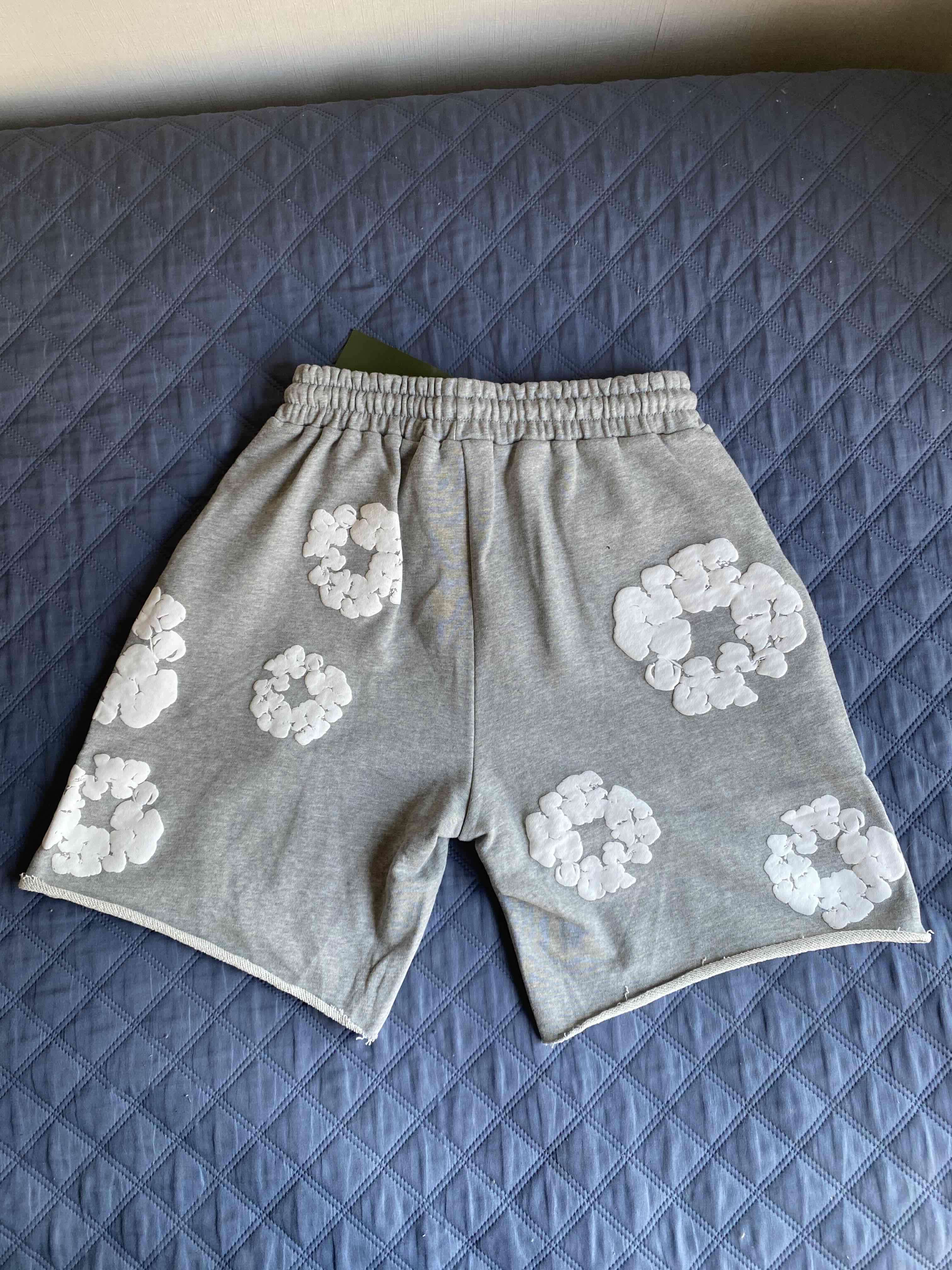 Shorts denim tears grises - 4