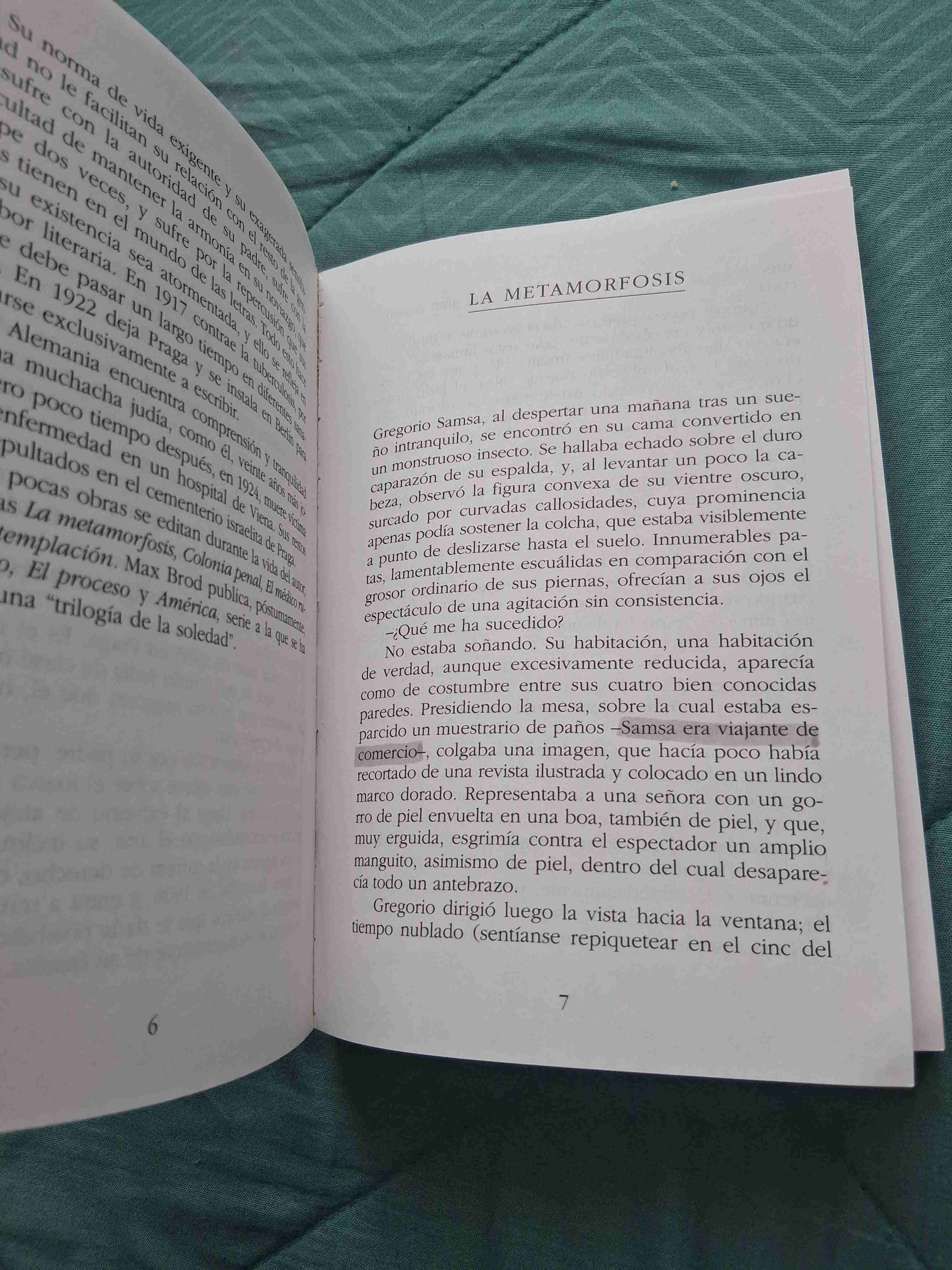 Libro La Metamorfosis Kafka - miniatura 4