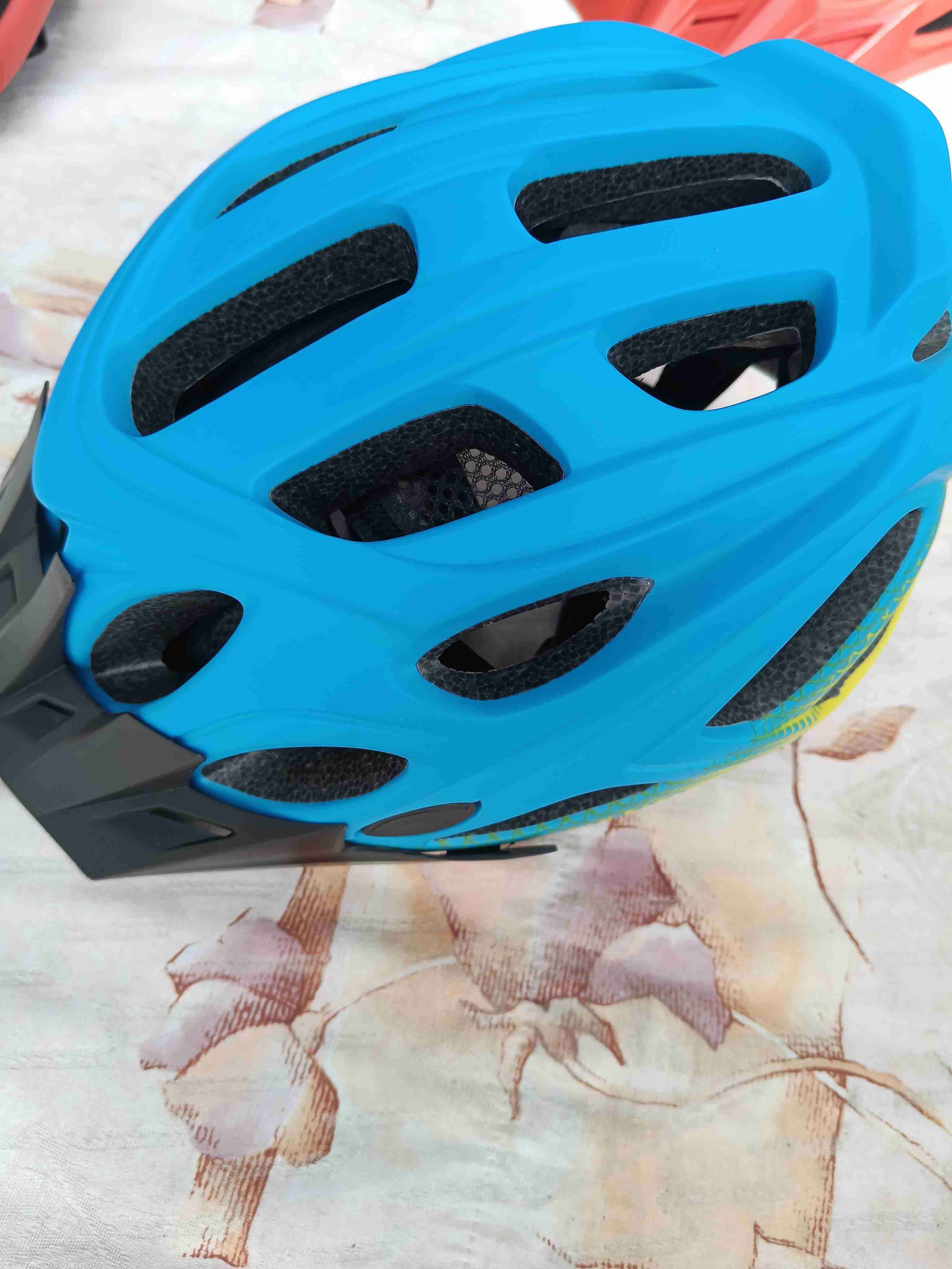 Casco de ciclismo azul - 2