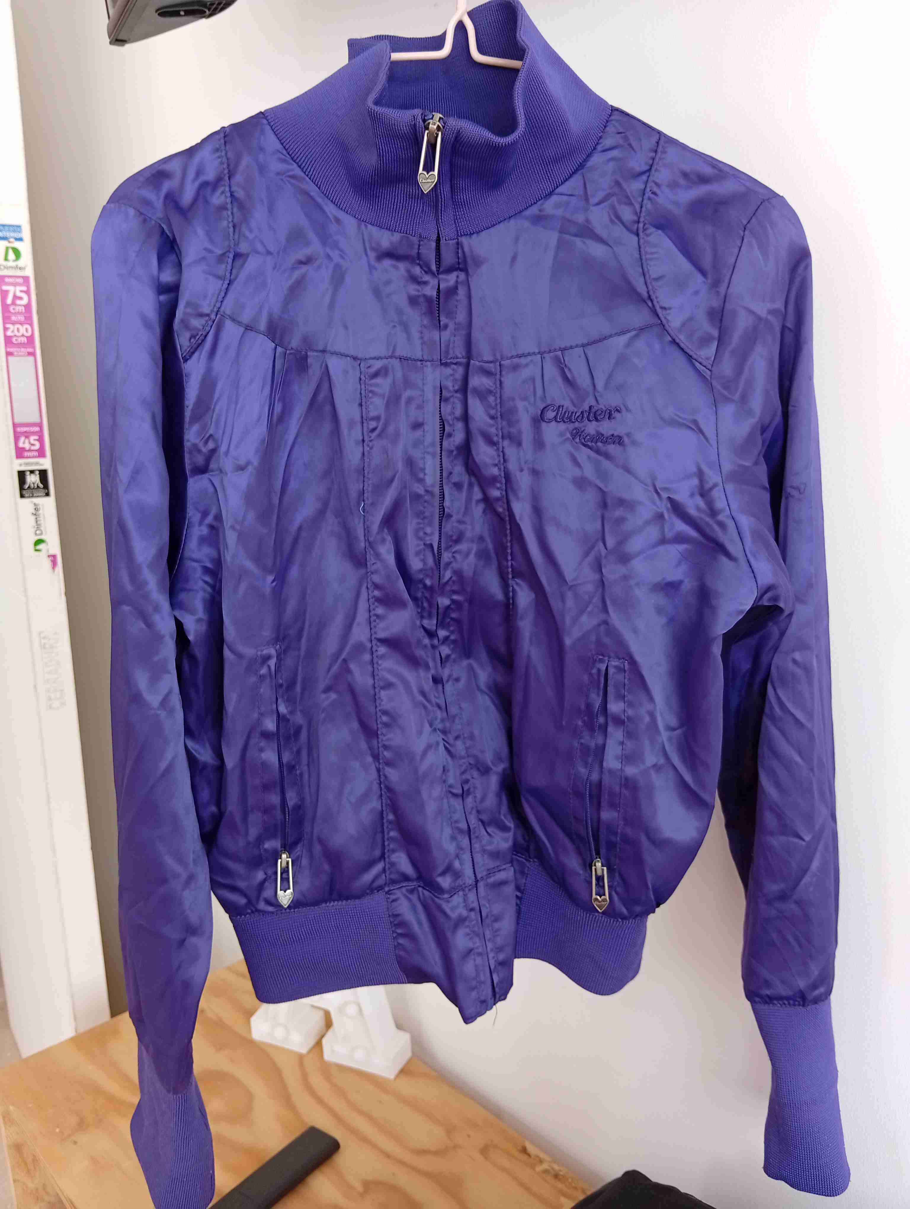 Chaqueta Windbreaker morada - 1