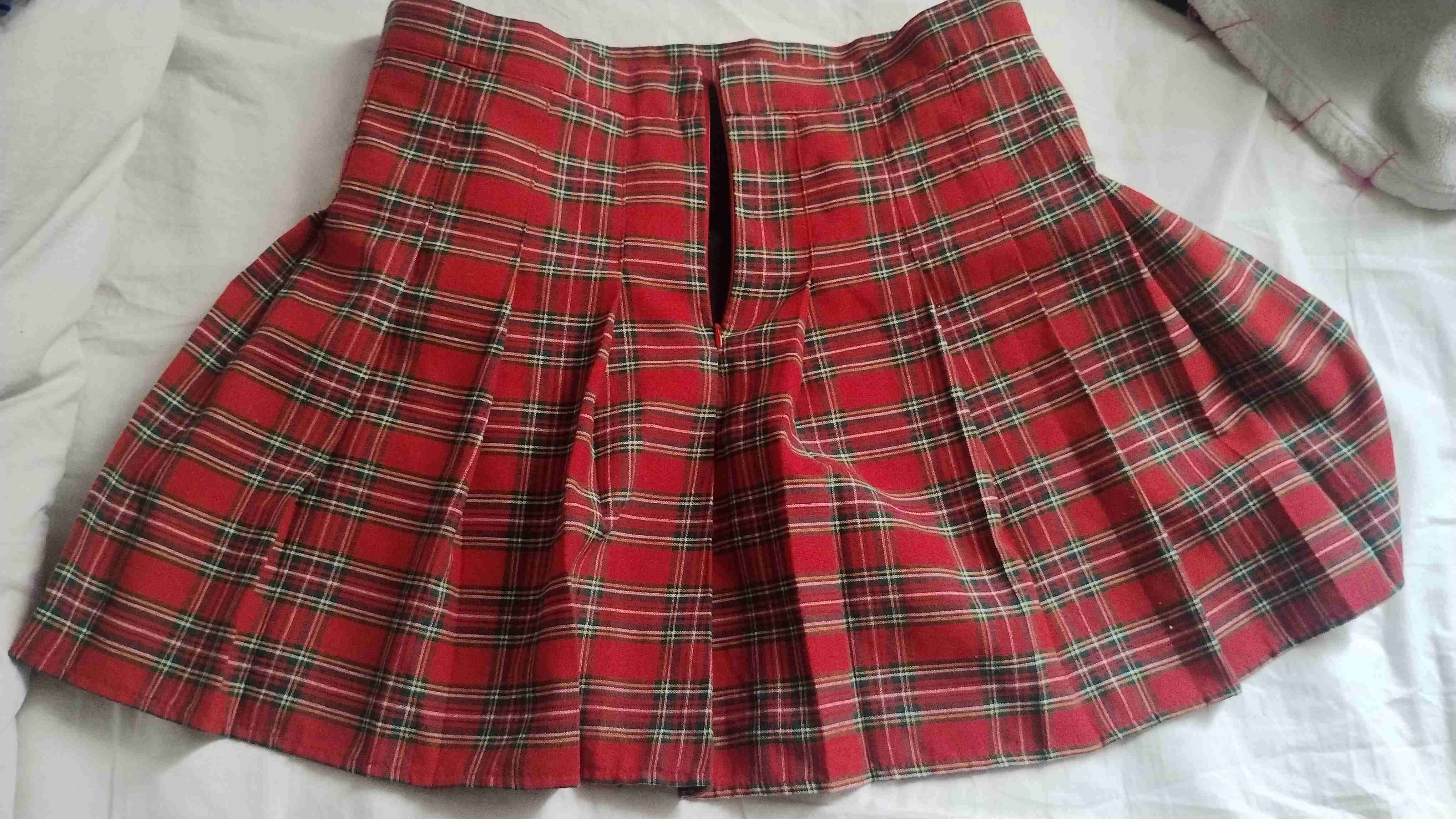 Falda roja escosesa - 2