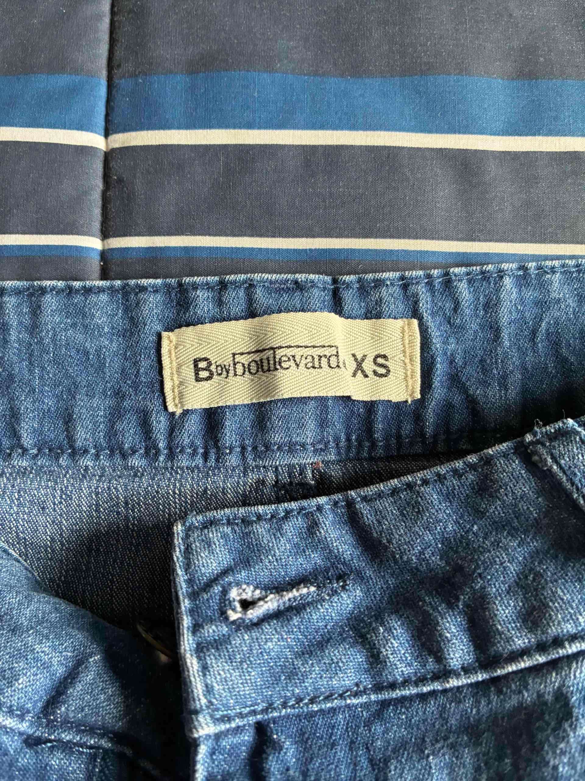 Mini falda jeans, marca Boulevard, talla XS - 3