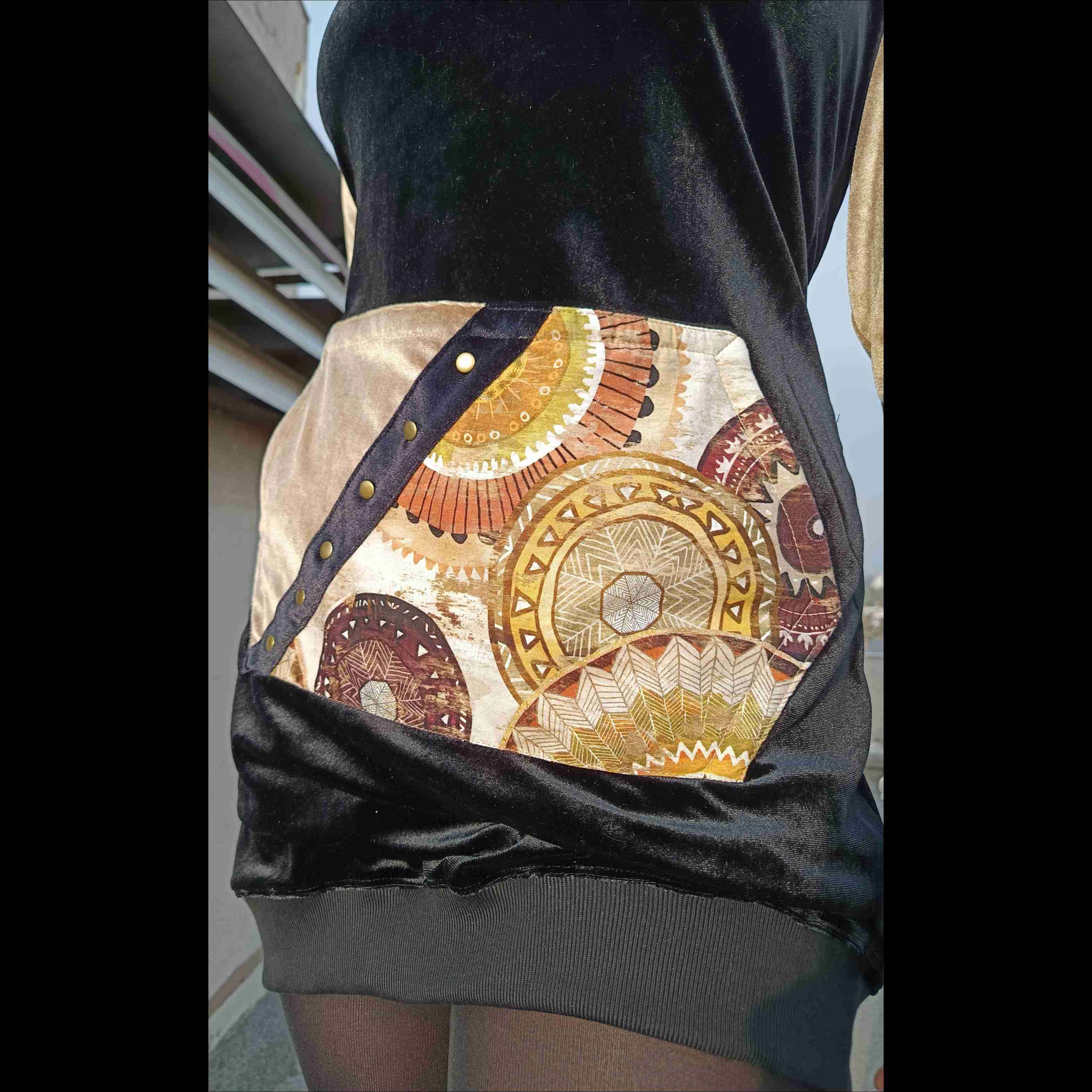 Vestido poleron con capucha - 2