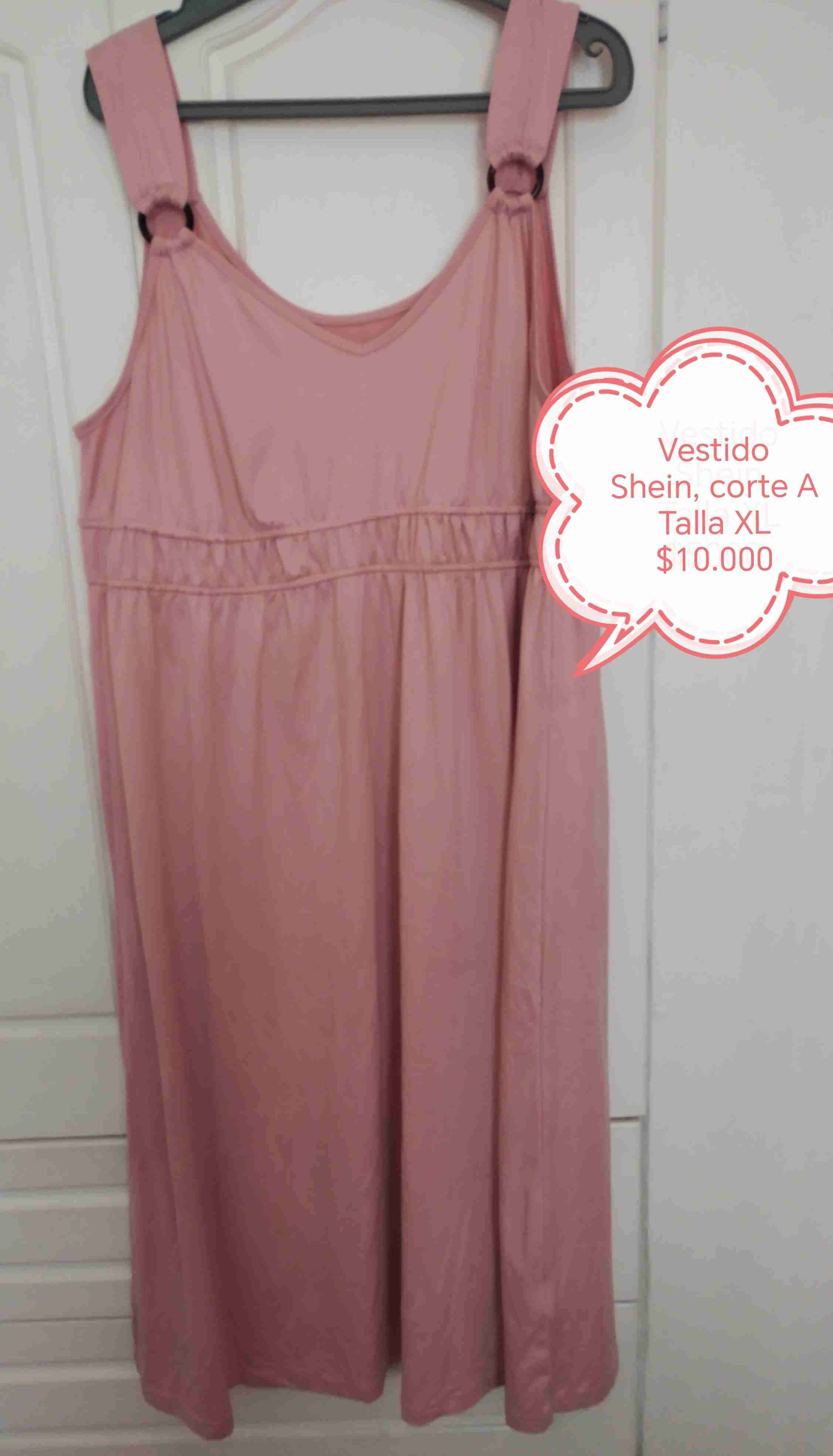 Vestido rosa Shein Corte A