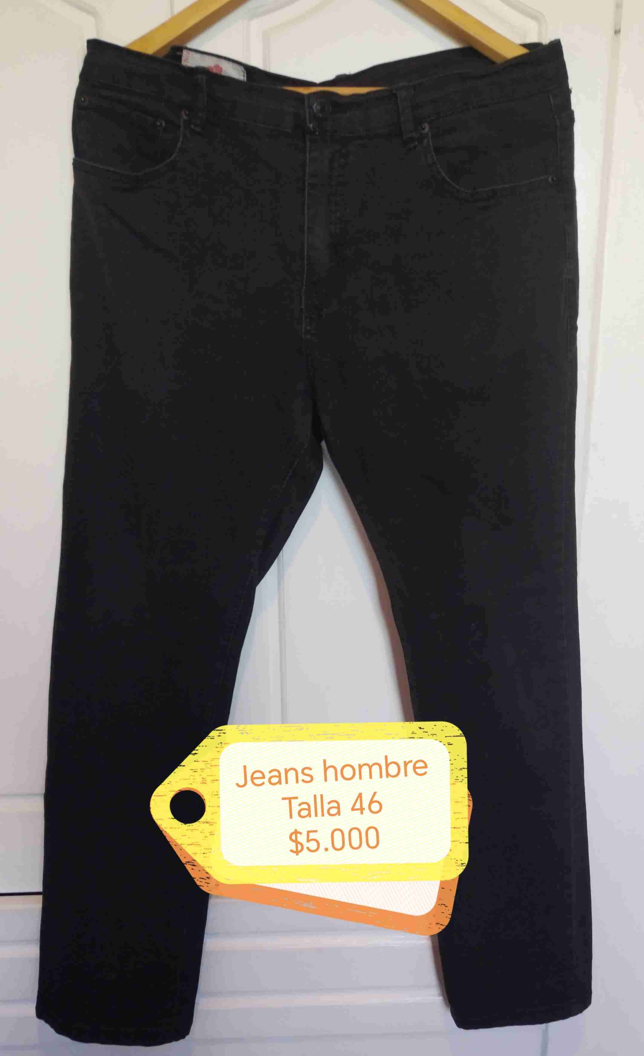 Jeans hombre negro talla 46 - 1