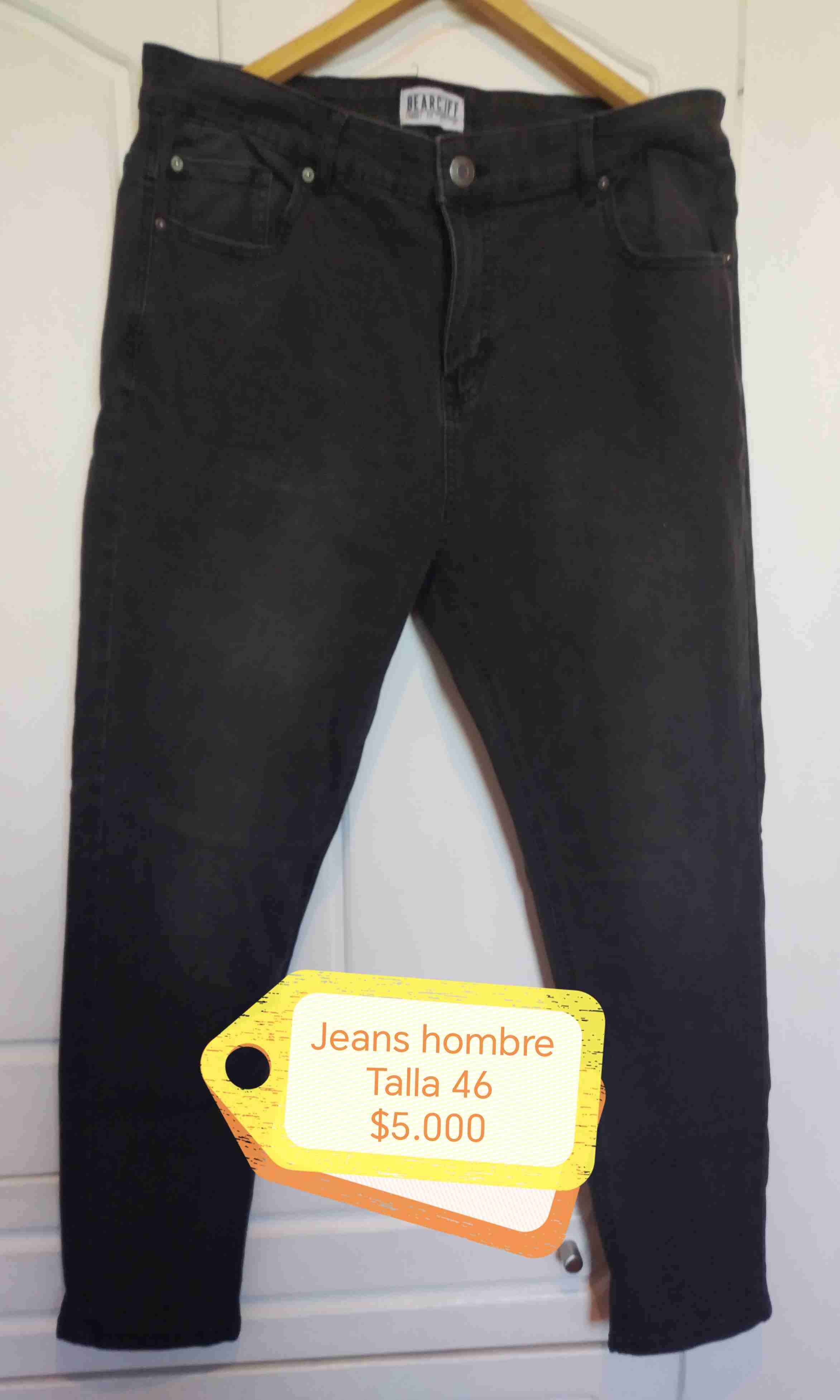 Jeans hombre negro talla 46 - 2