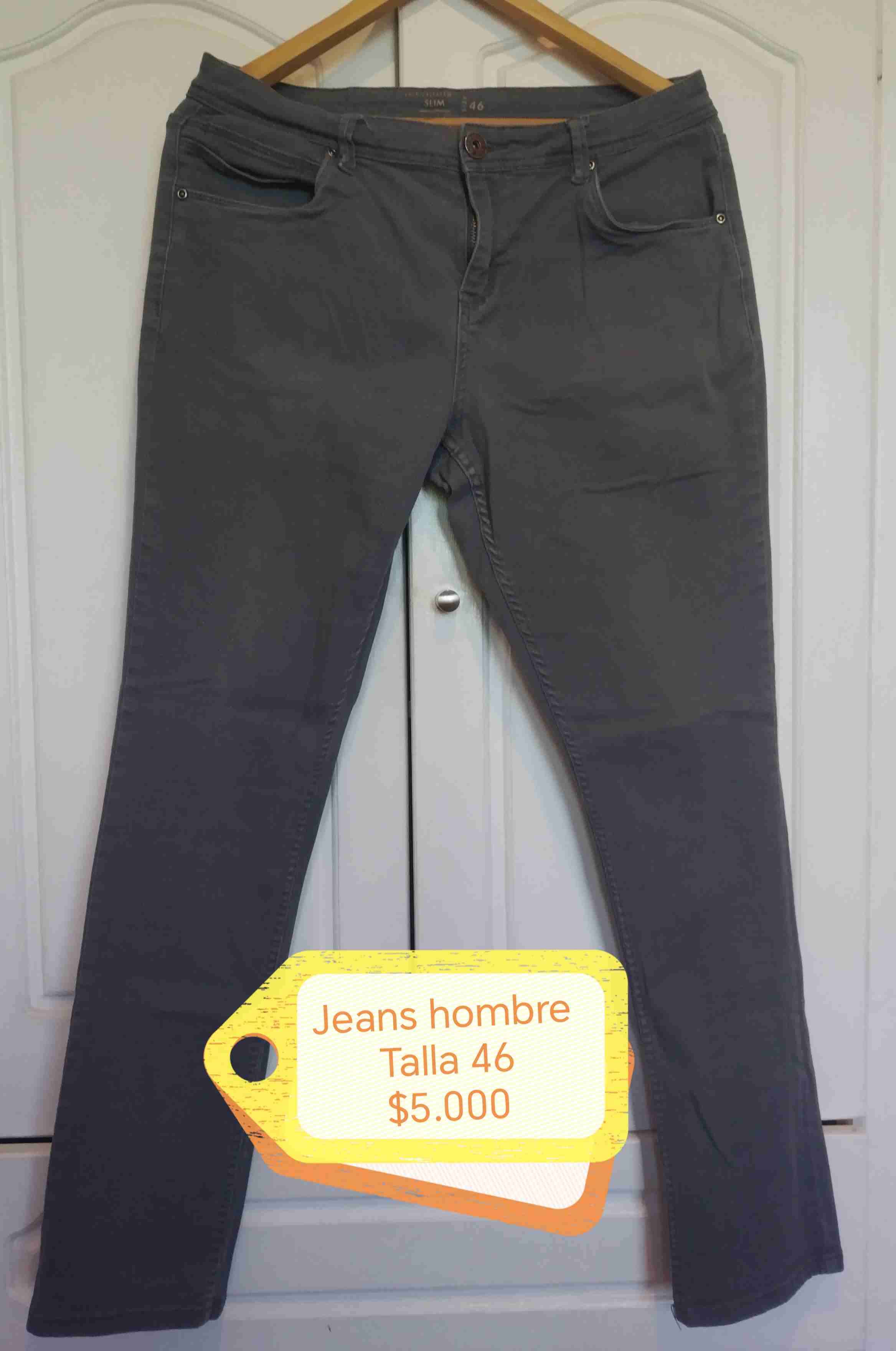 Jeans hombre negro talla 46 - 5
