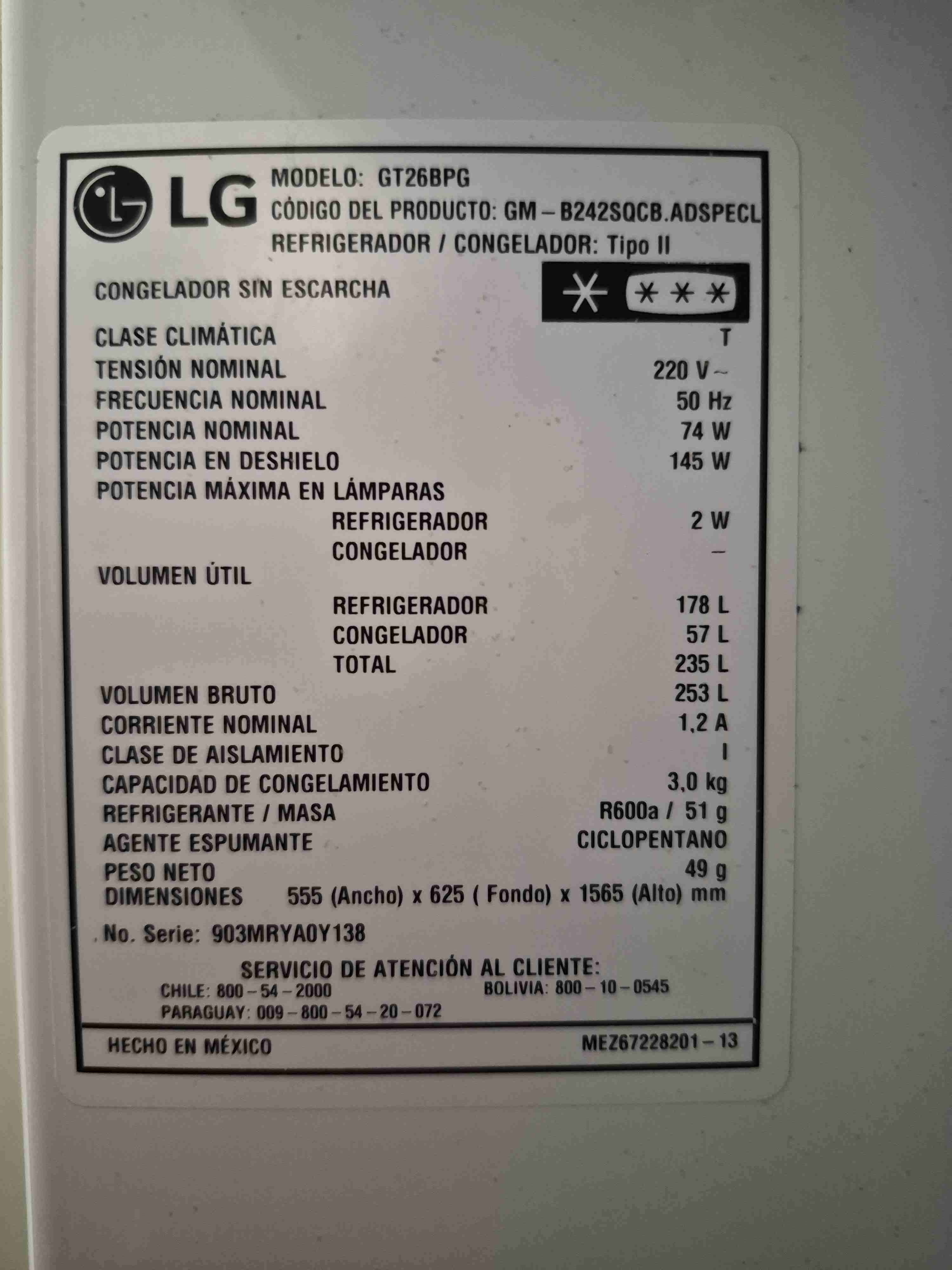 Refrigerador LG Inoxidable - 3
