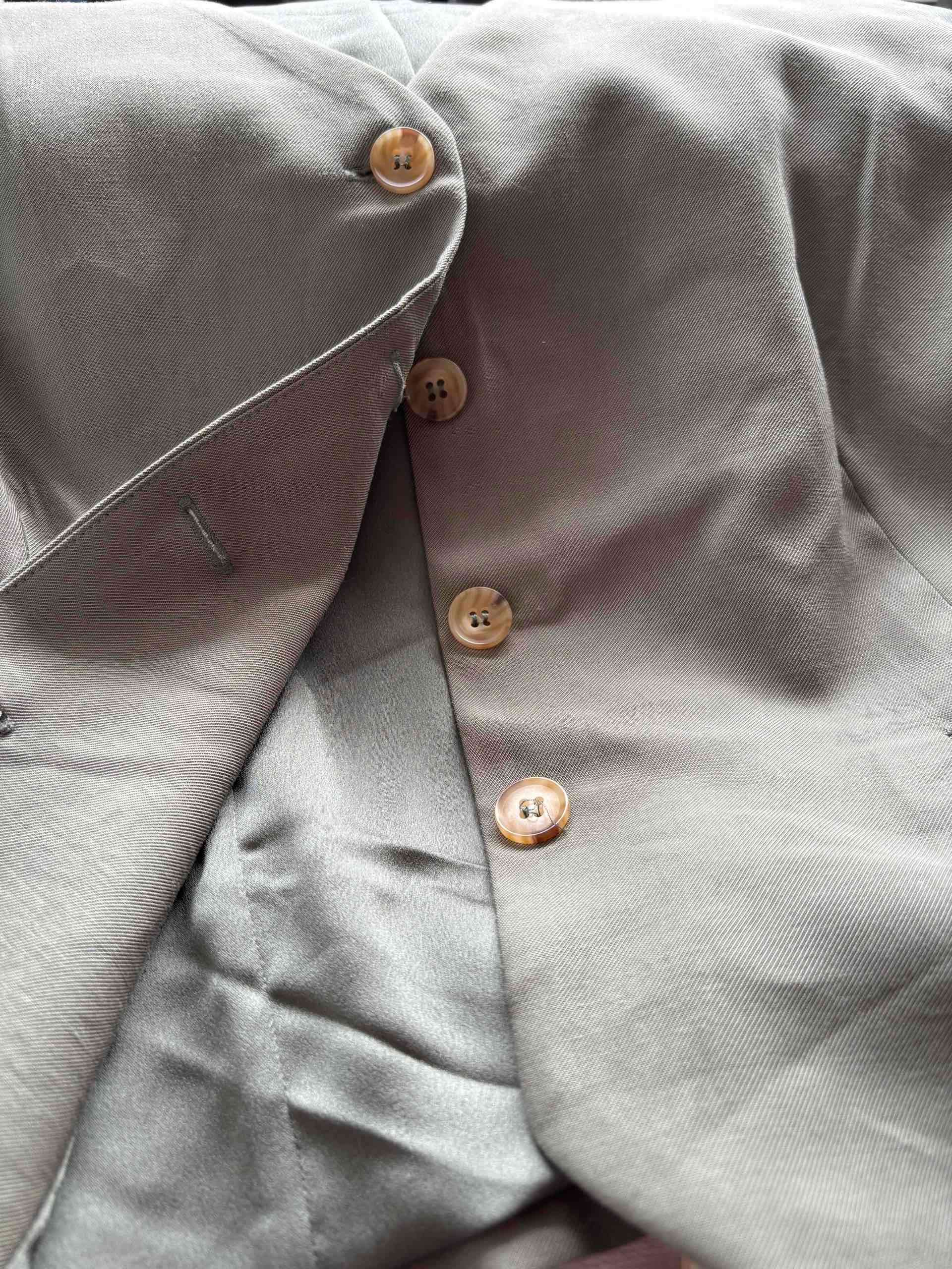 Chaleco sin mangas verde musgo XL - 3