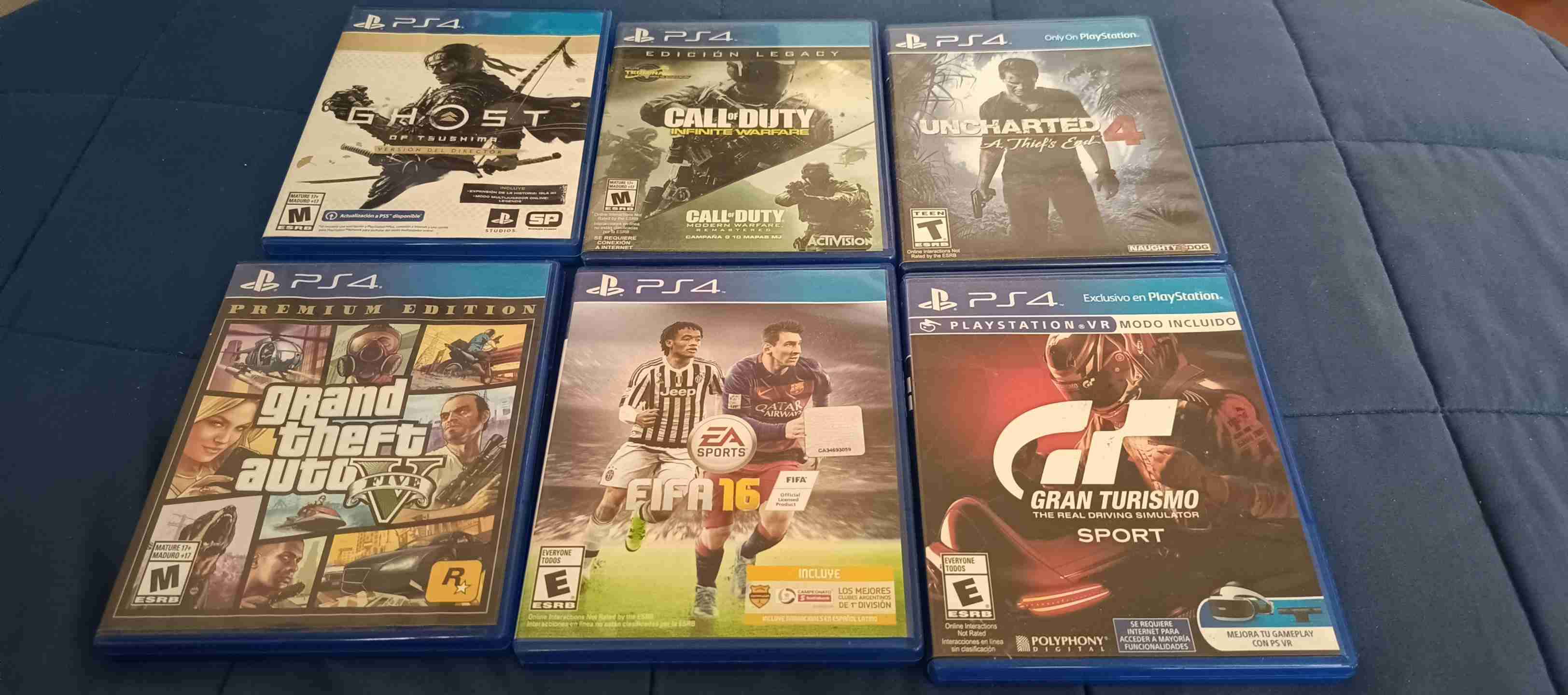 Consola PS4 con 6 juegos Físicos - miniatura 3