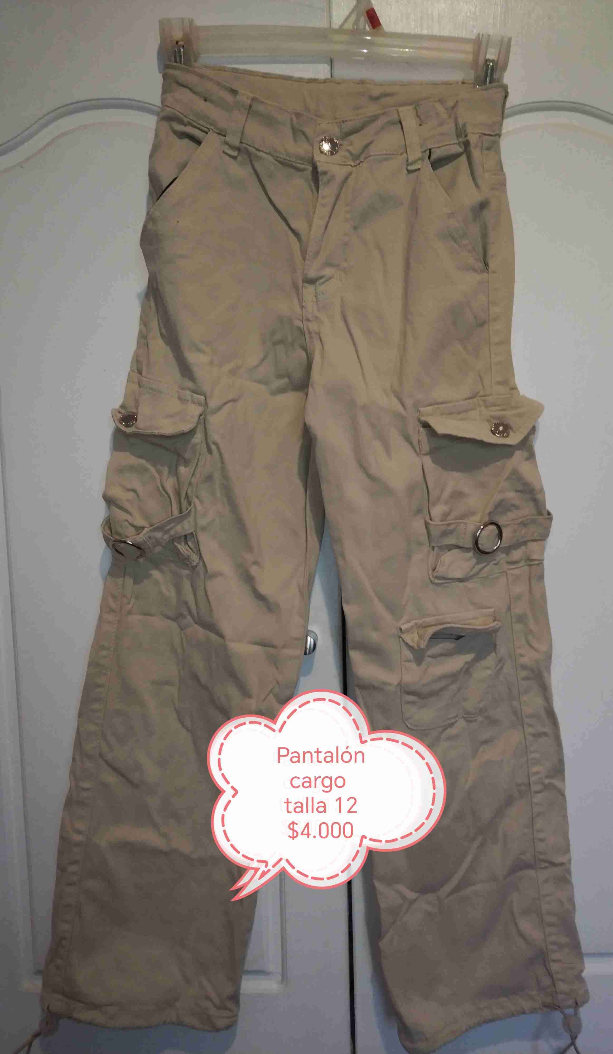 Pantalón cargo negro talla 12 - miniatura 2