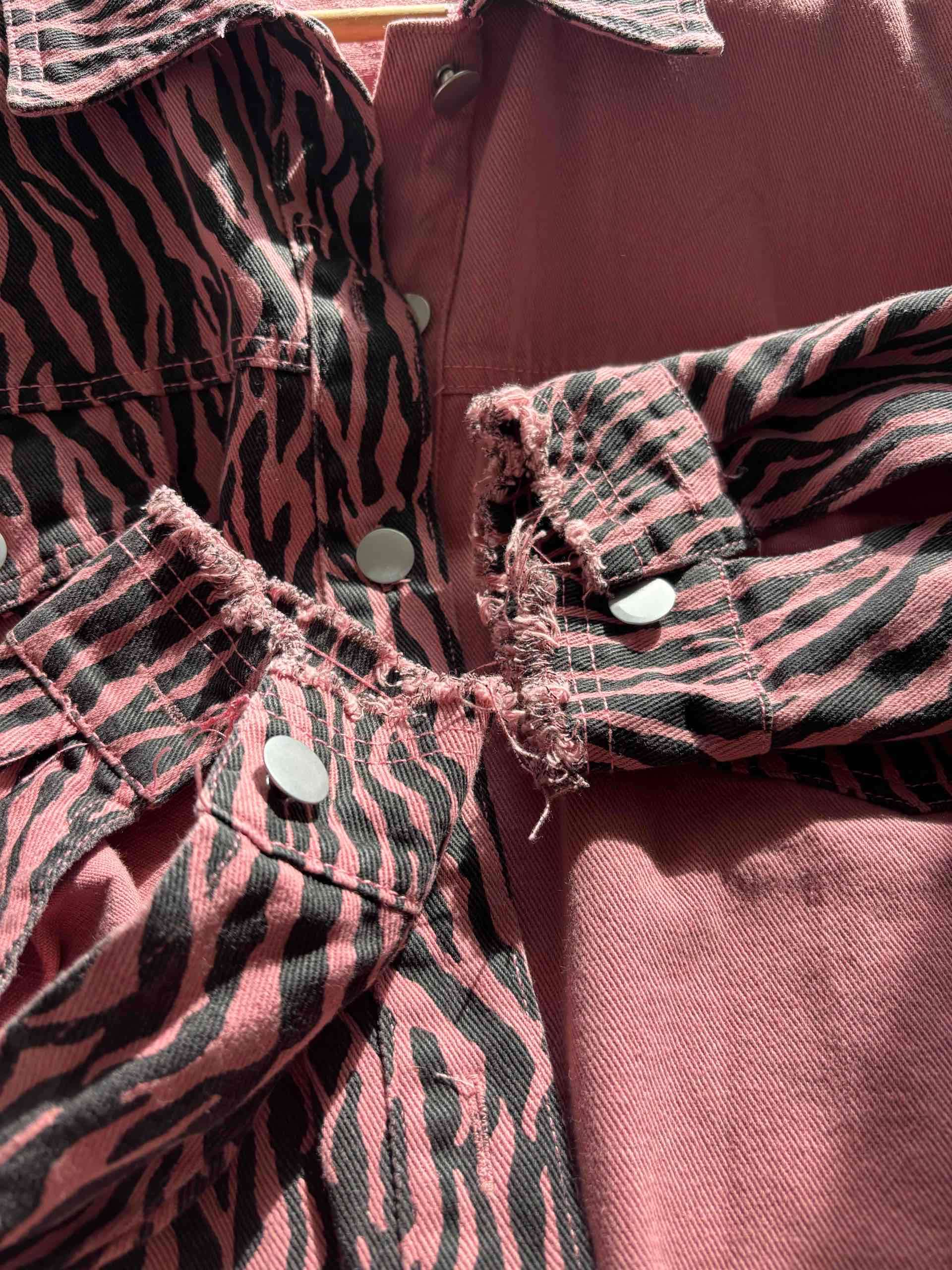 Chaqueta denim animal print - miniatura 2