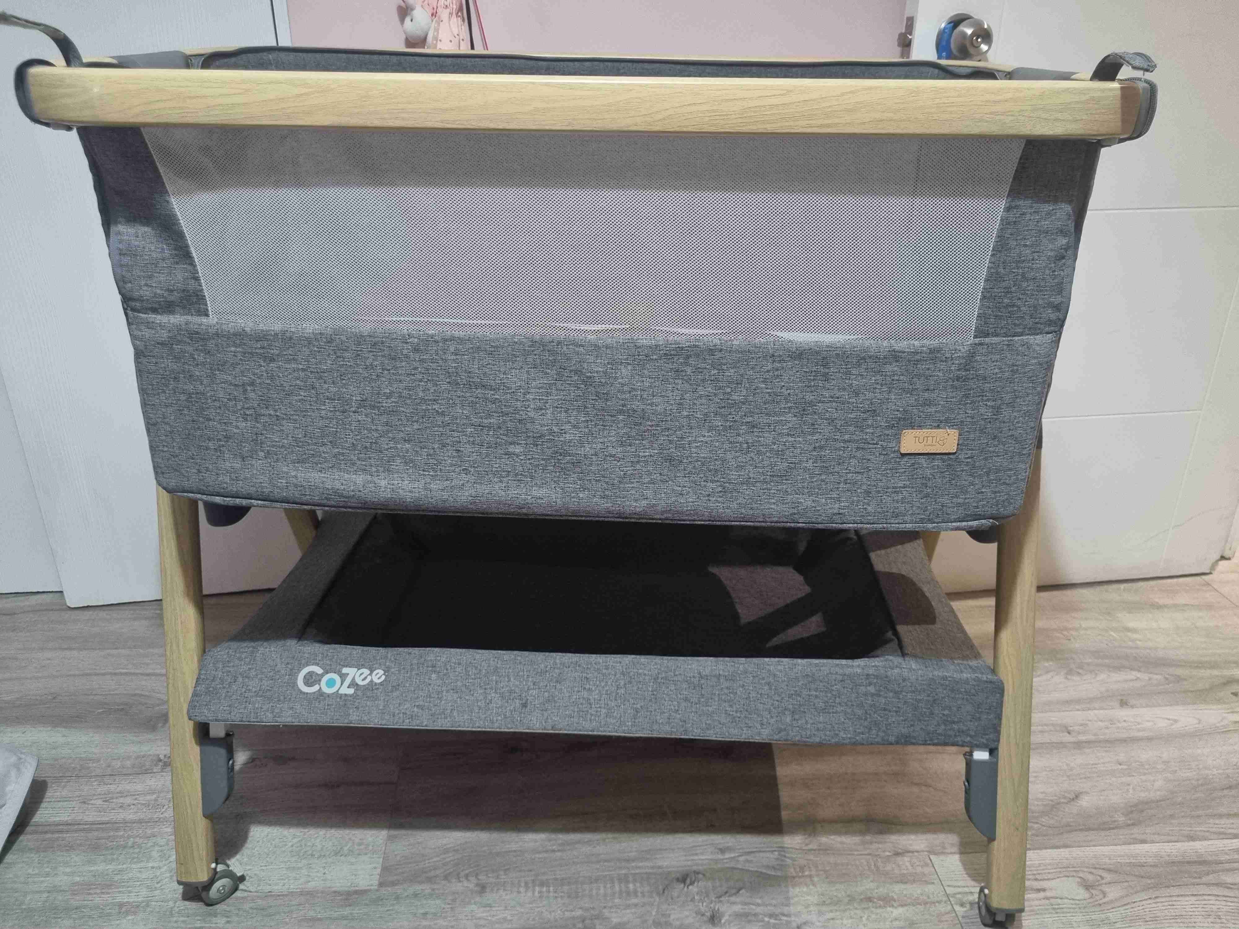 Cuna colecho gris - miniatura 2