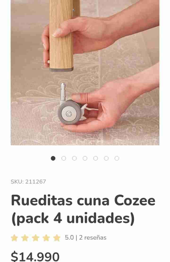 Cuna colecho gris - miniatura 4