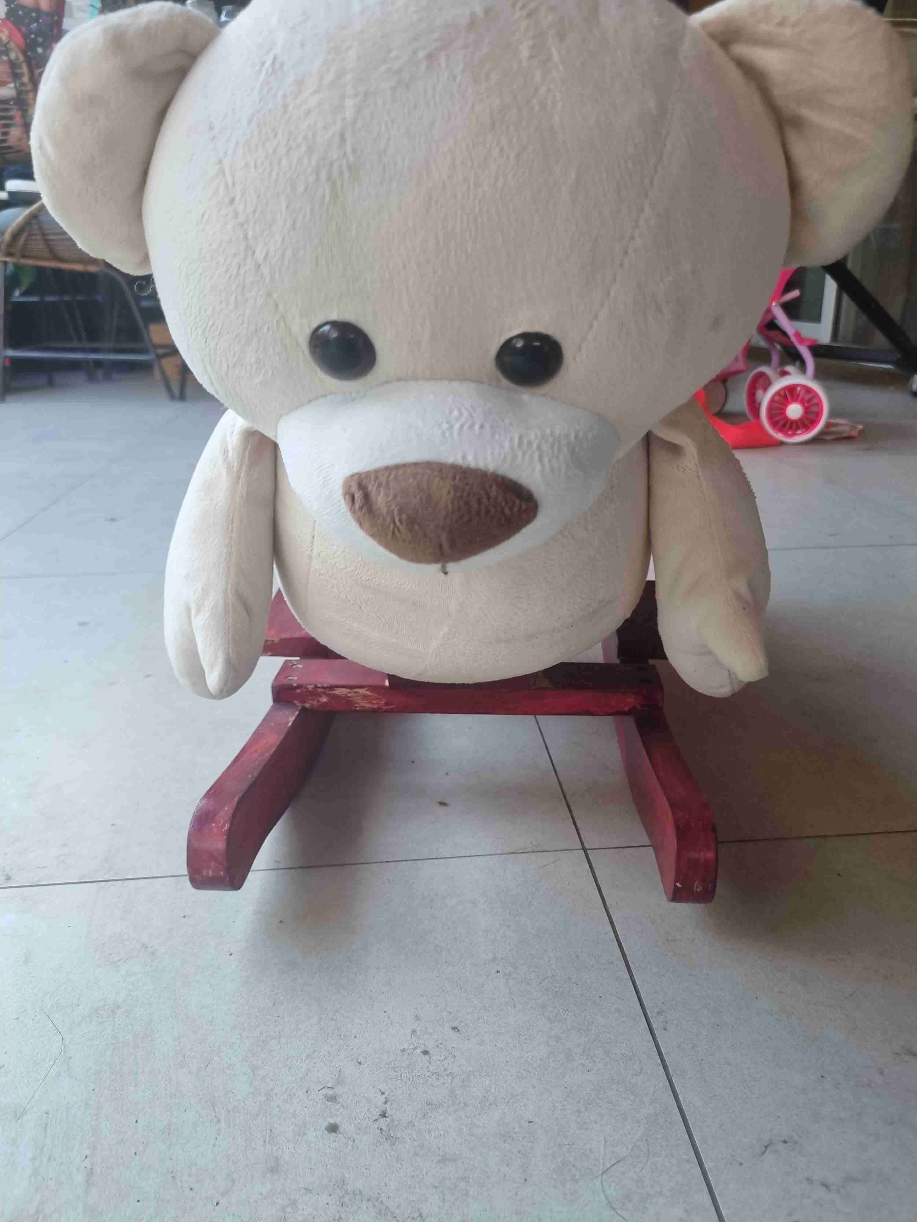 Caballo balancín de peluche - miniatura 4