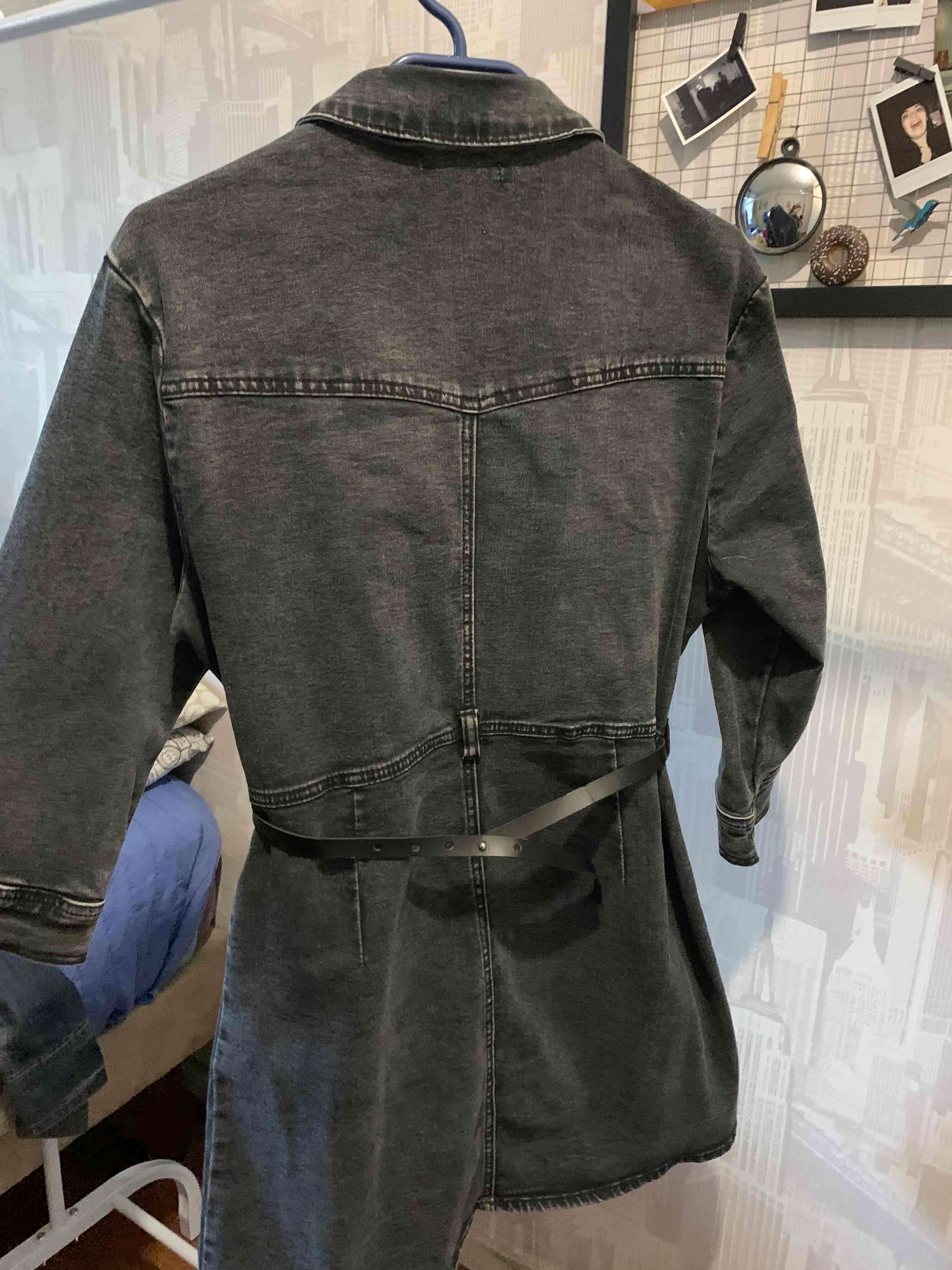 Vestido de mezclilla negro - miniatura 3