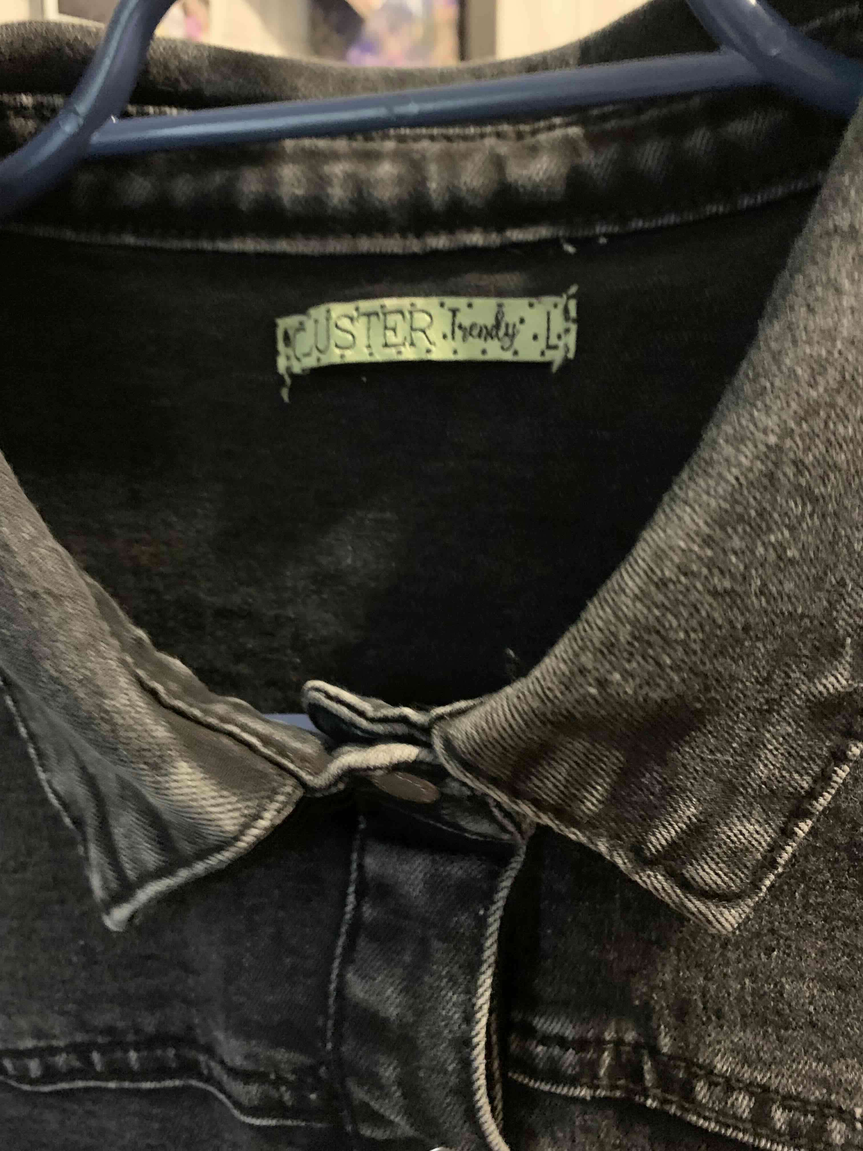 Vestido de mezclilla negro - miniatura 4