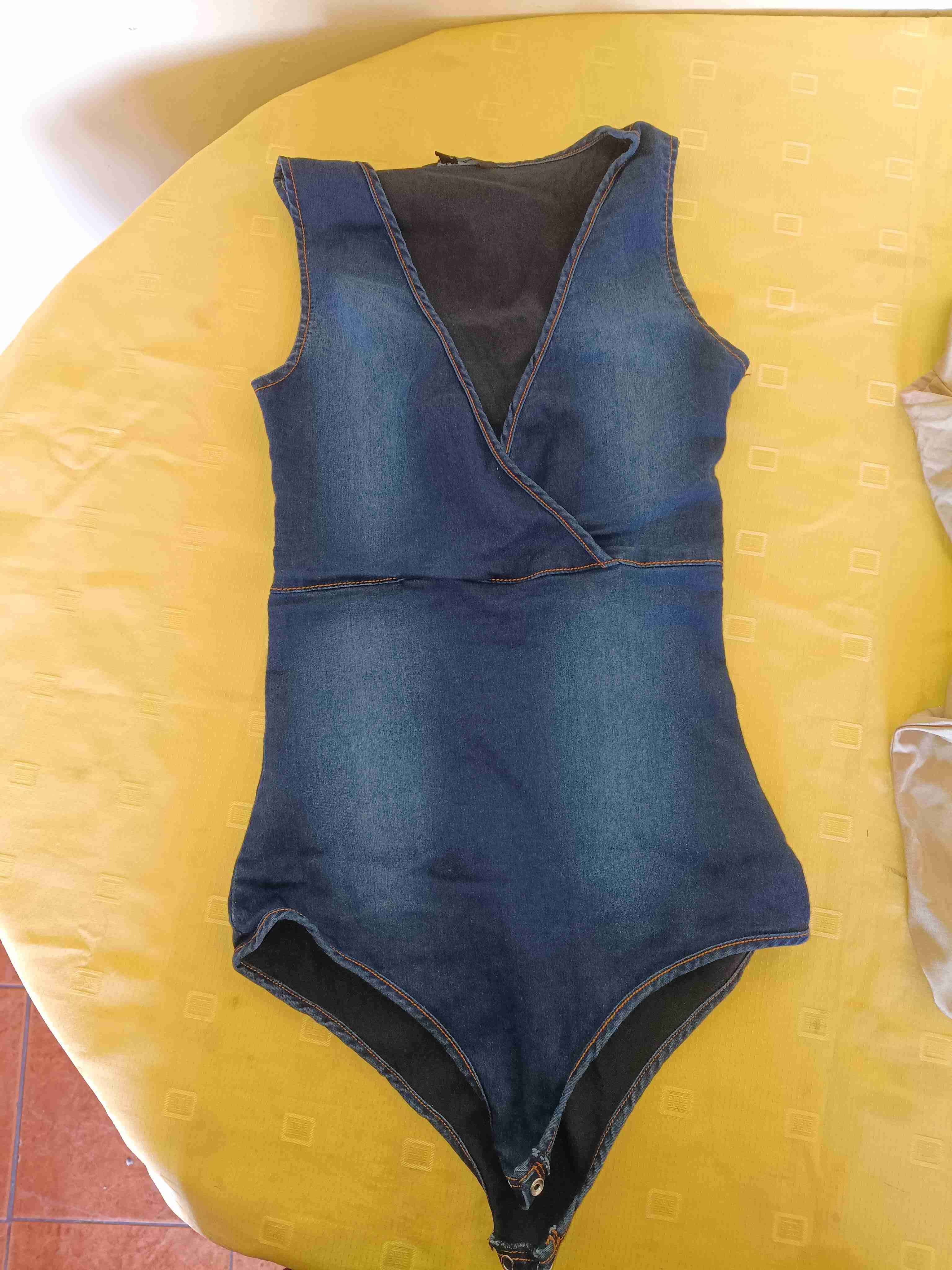 Body beige de manga larga - miniatura 2