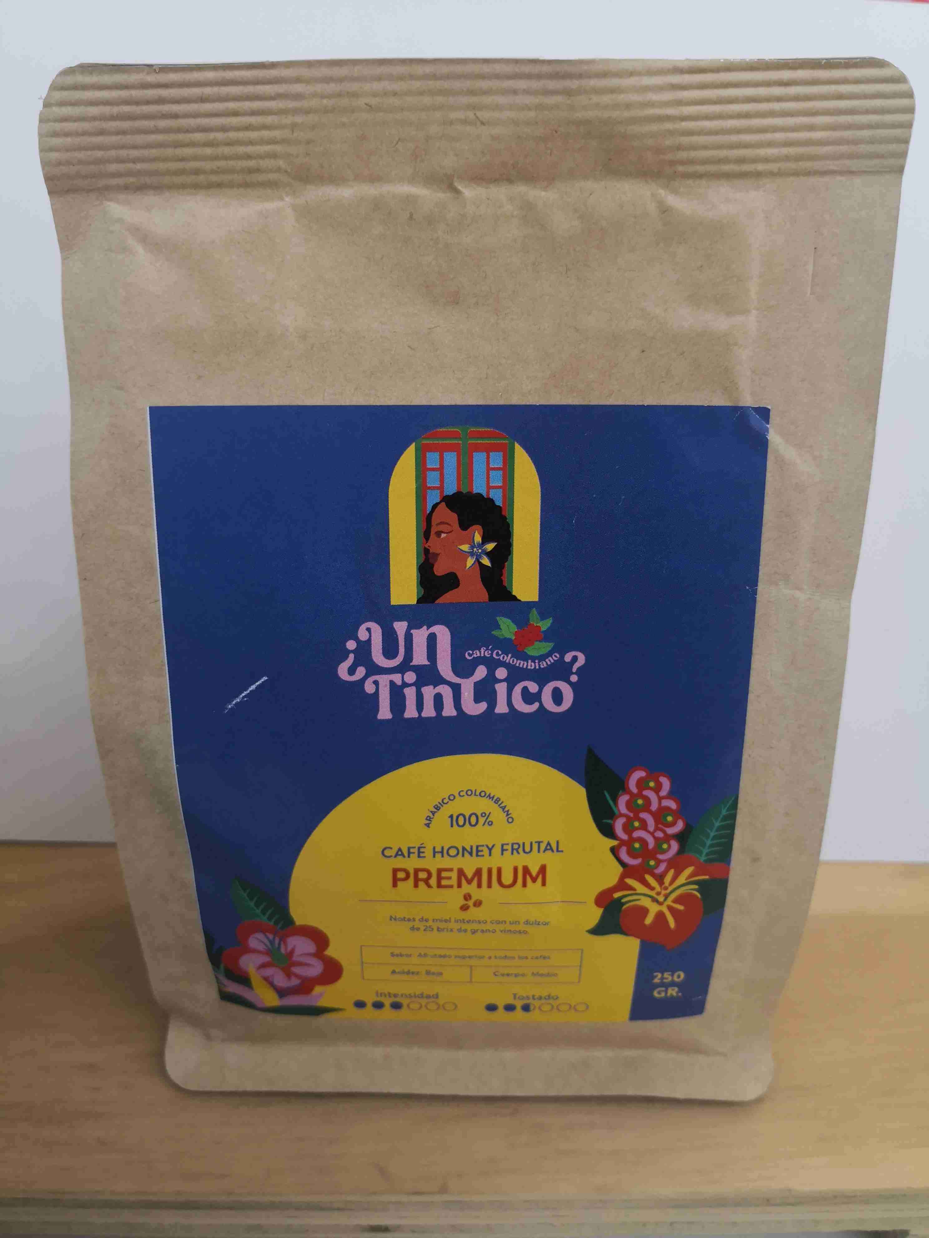 Café Colombiano Honey Frutal en grano 250g