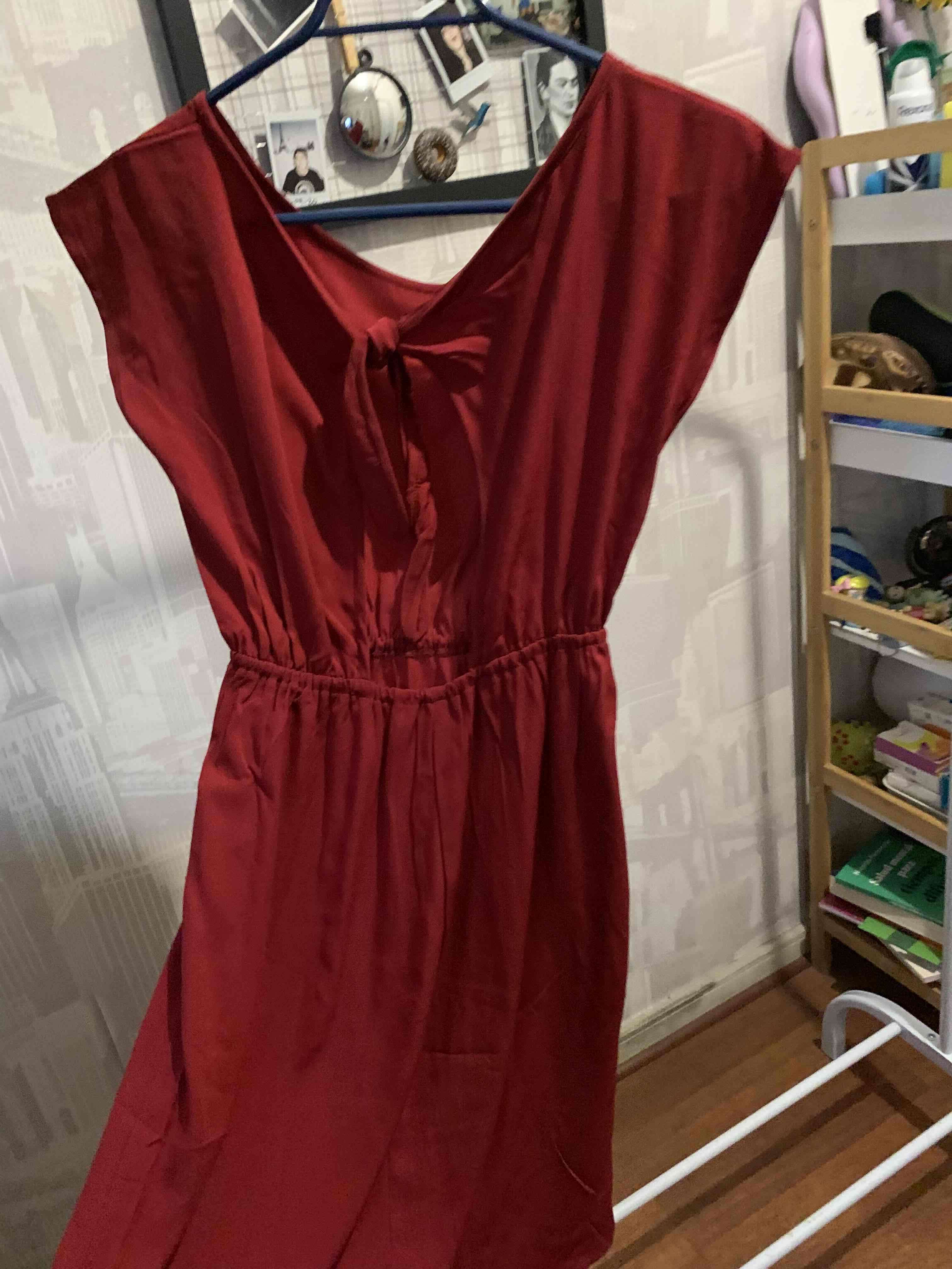 Vestido rojo casual - miniatura 2