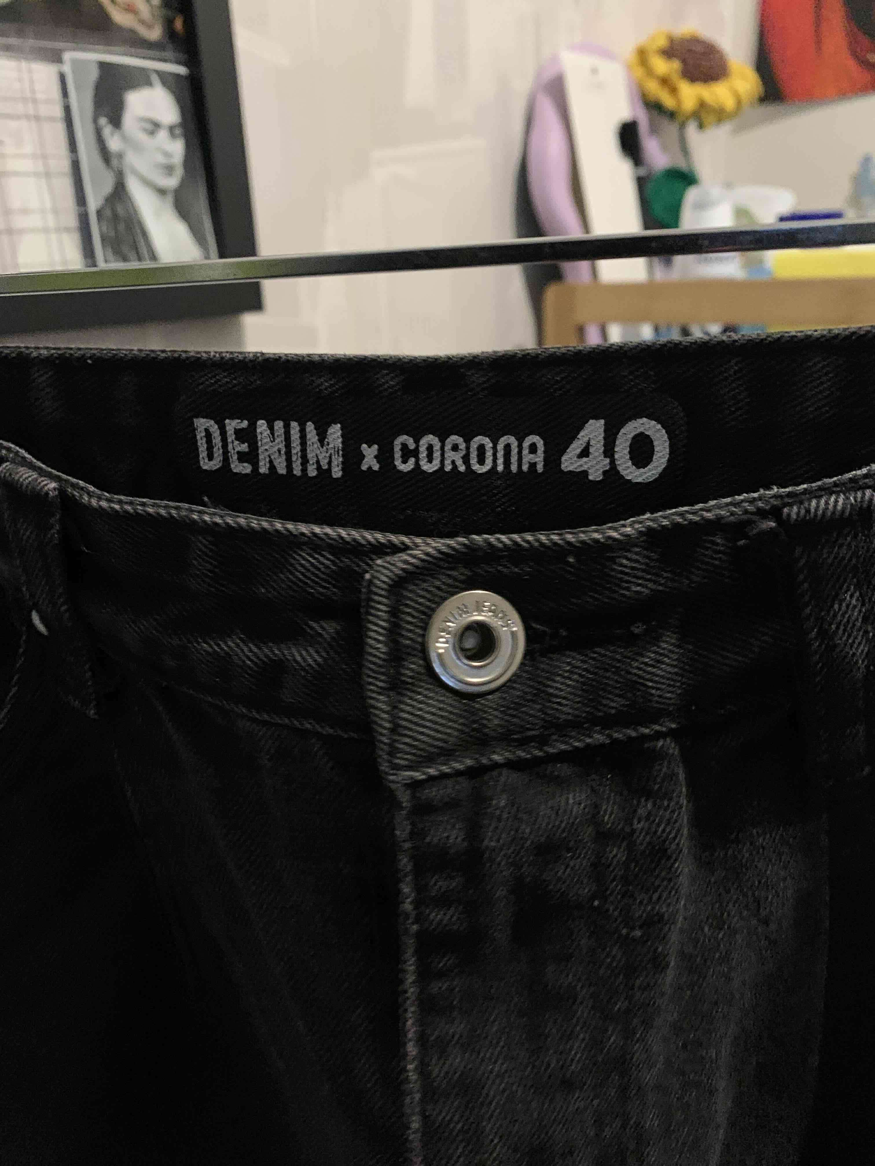 Jeans negros de mezclilla - miniatura 3