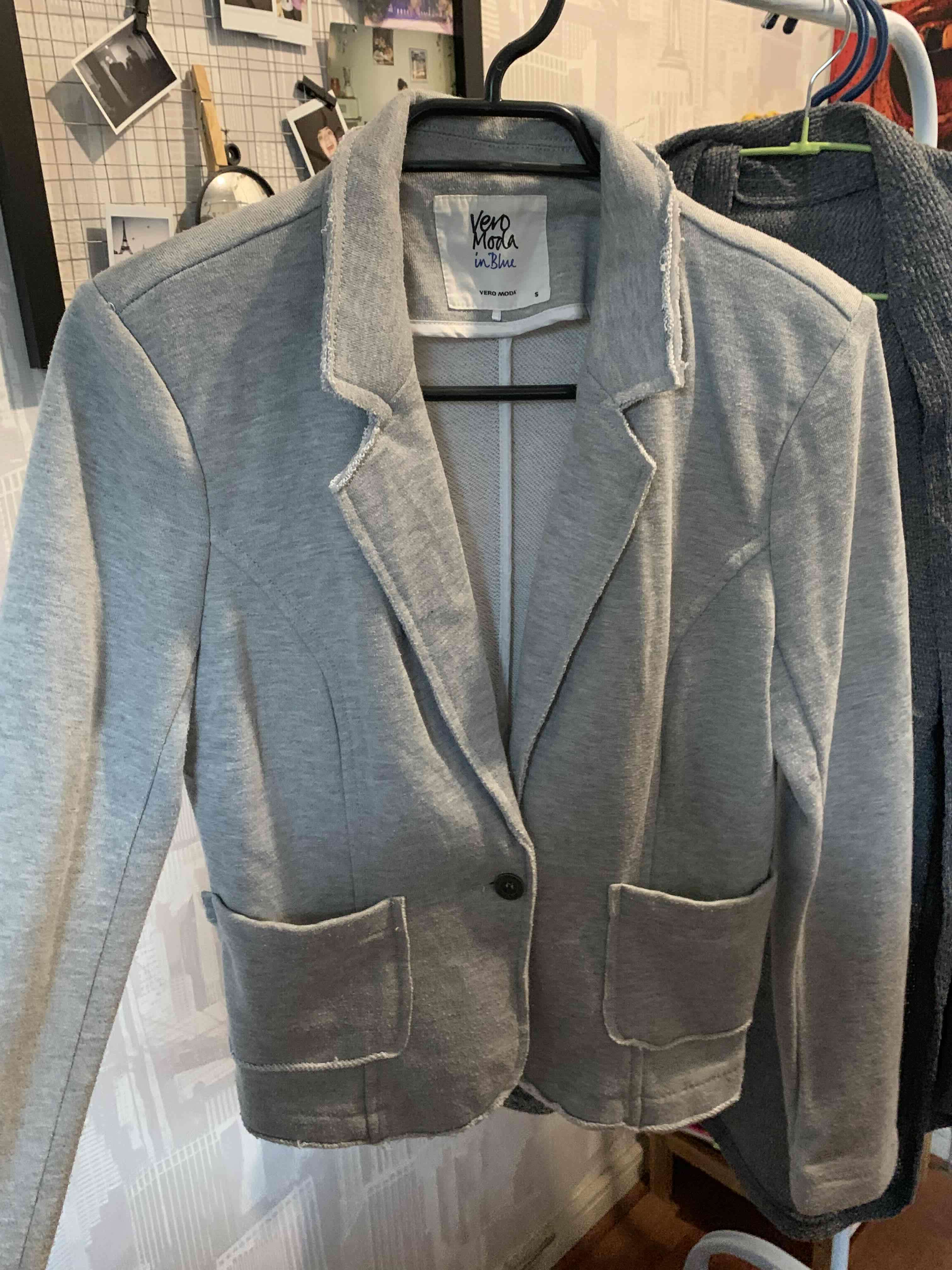 Blazer gris mujer - miniatura 2