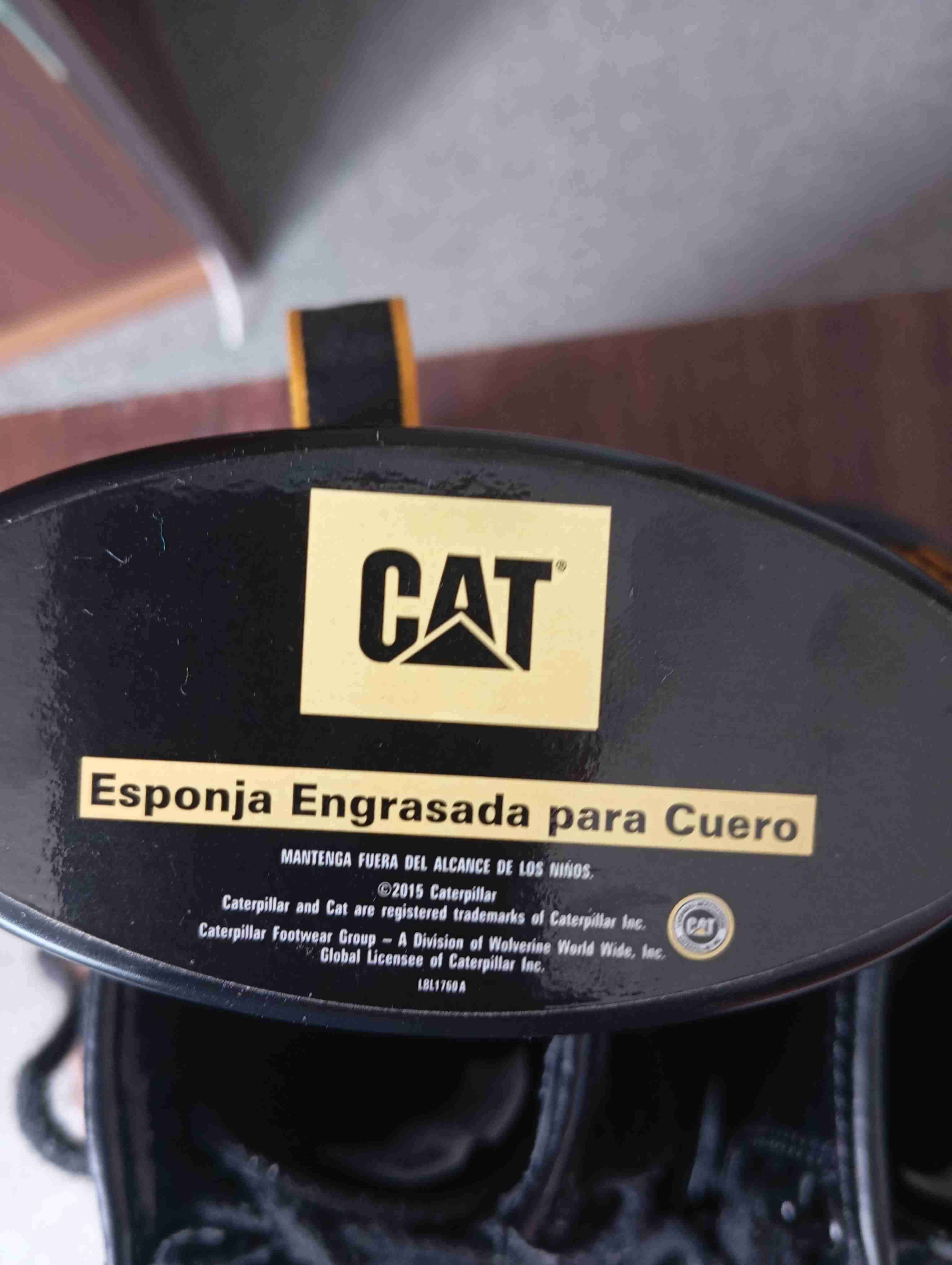 Botines negros Caterpillar+esponja engrasada - miniatura 5