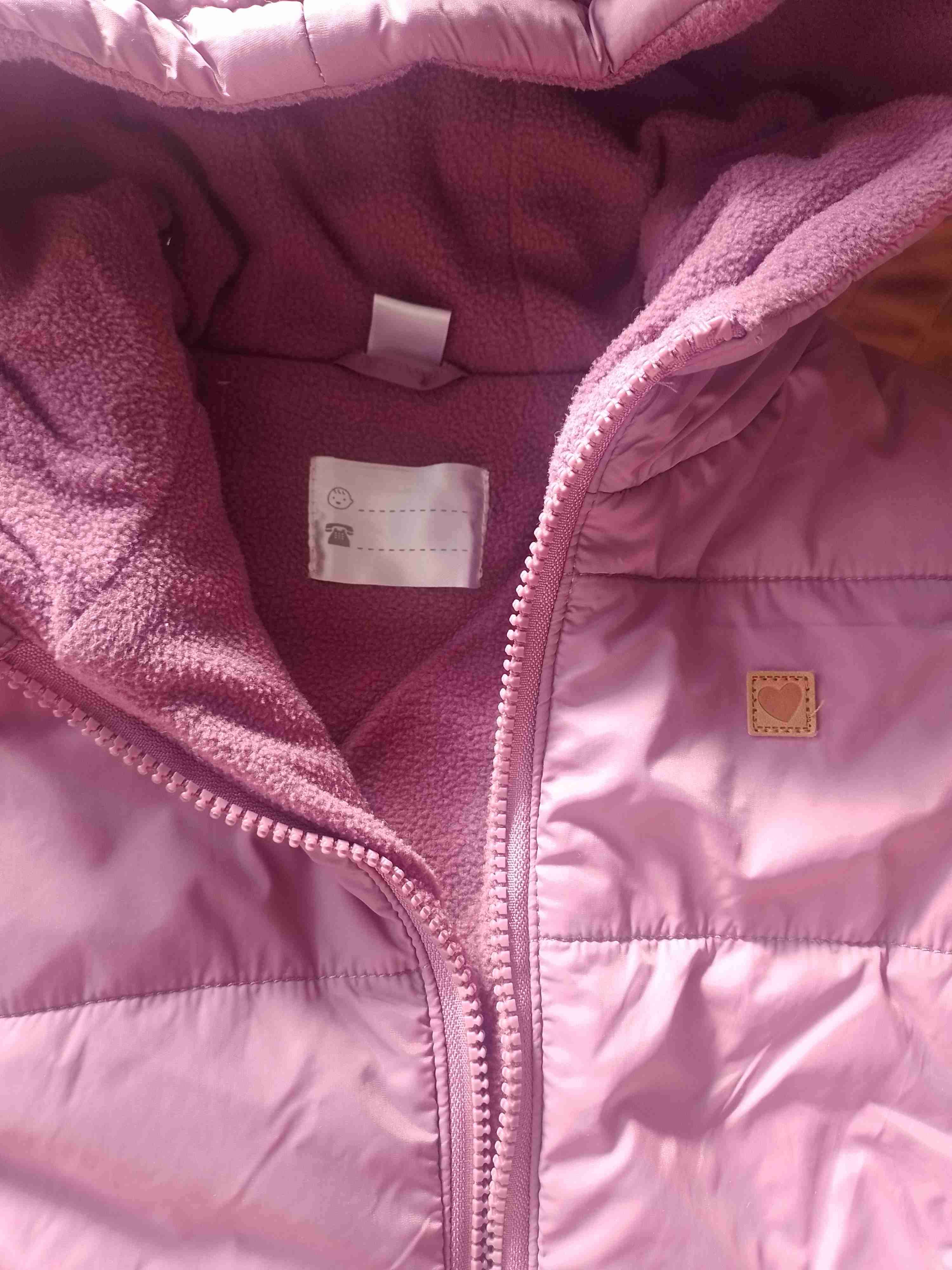 Chaqueta rosa con capucha - miniatura 2