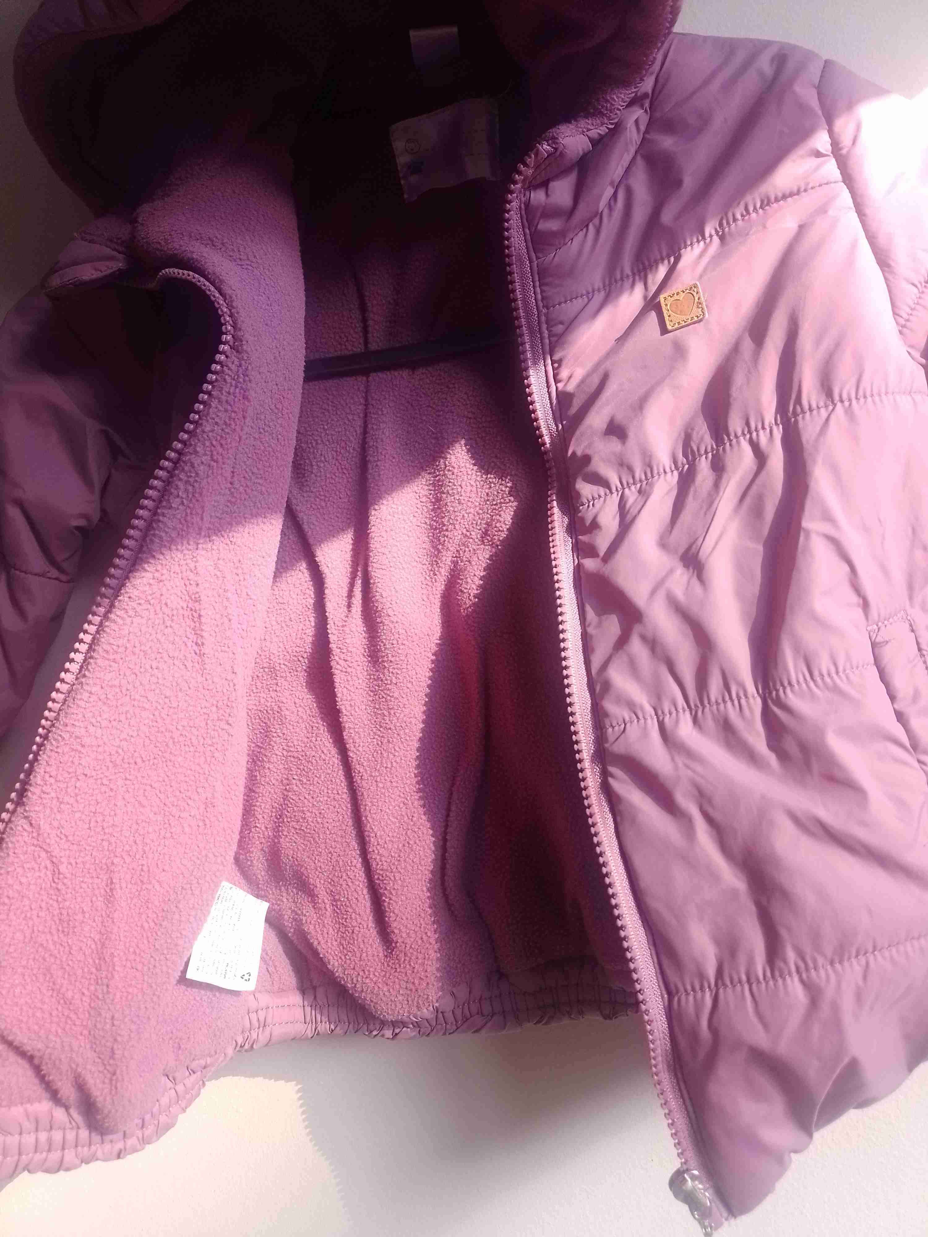 Chaqueta rosa con capucha - miniatura 4