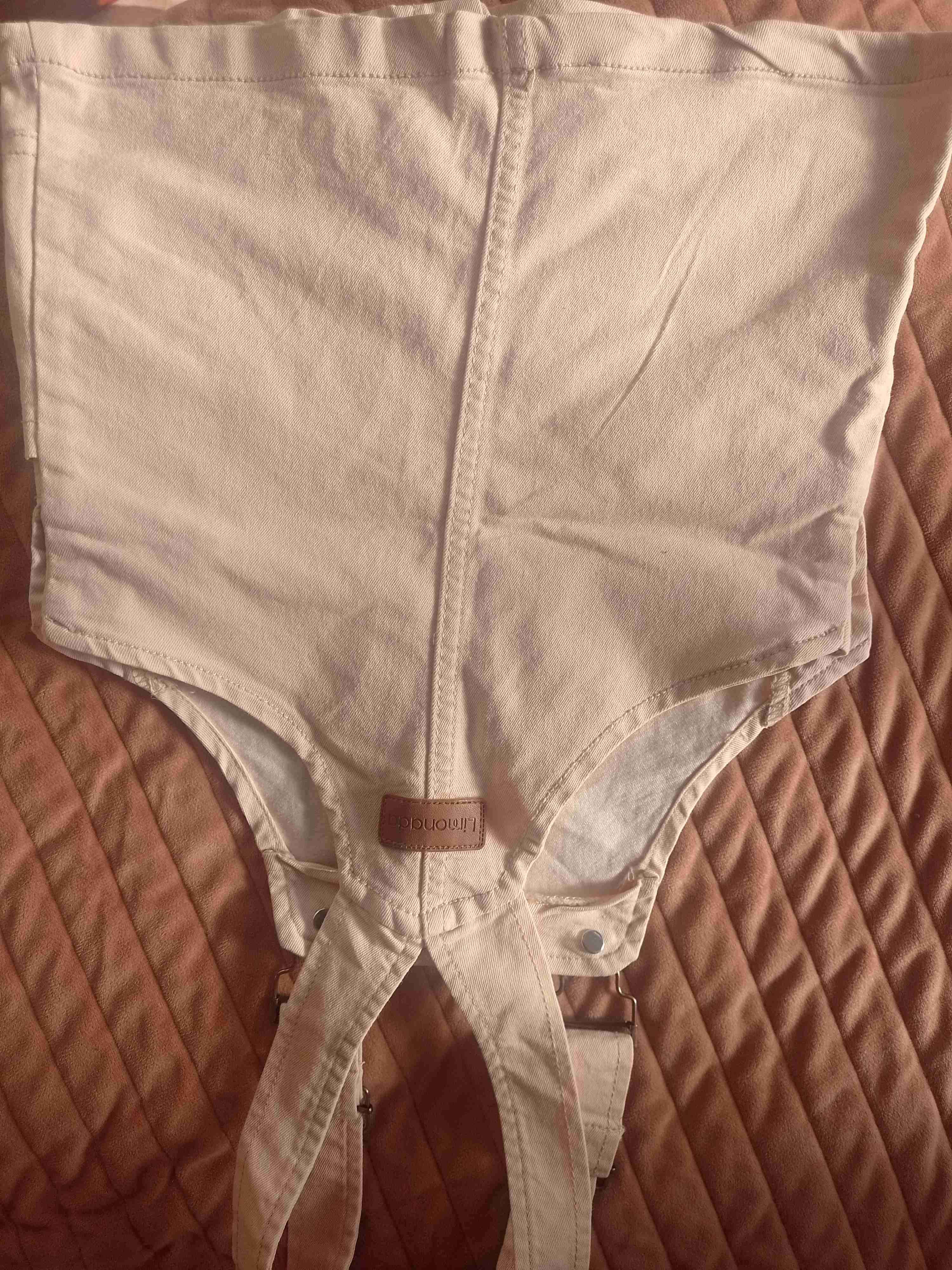 Jardinera color crema con bordado - miniatura 3