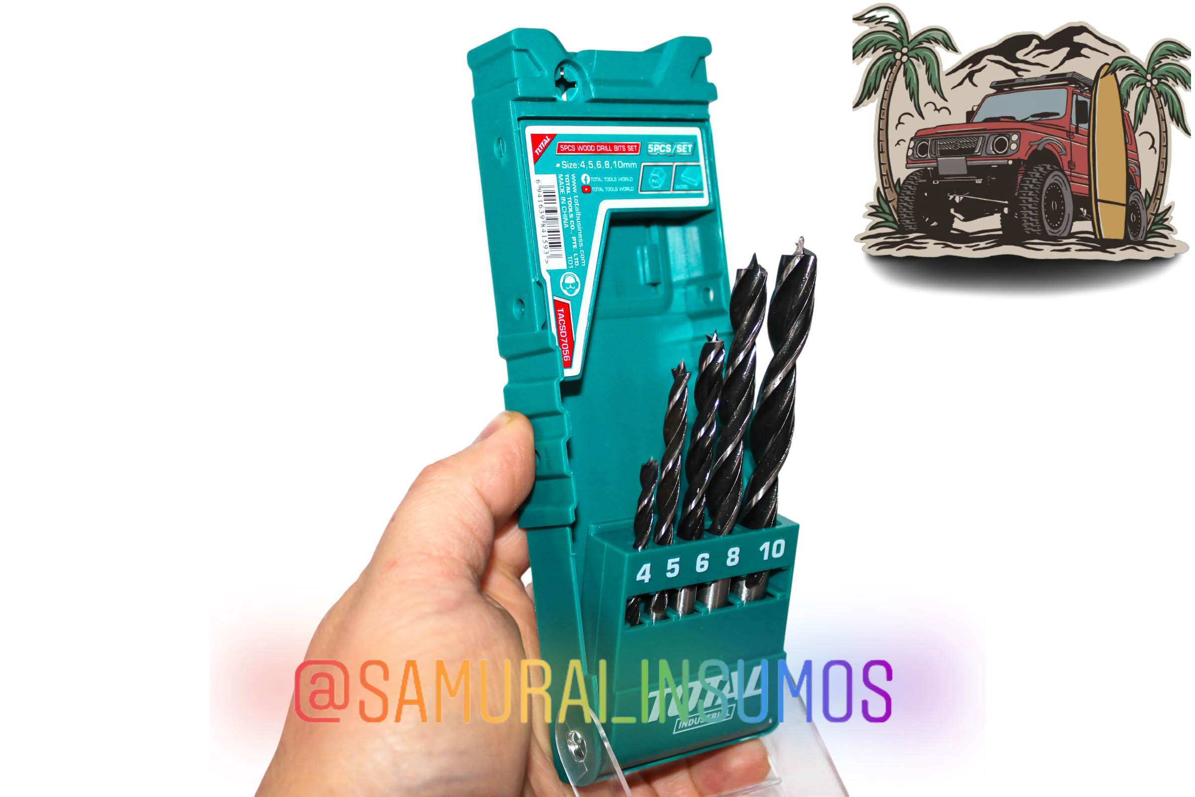 Kit 5 En1 Conjunto Brocas Para Madera-Melamina-MDF - miniatura 3