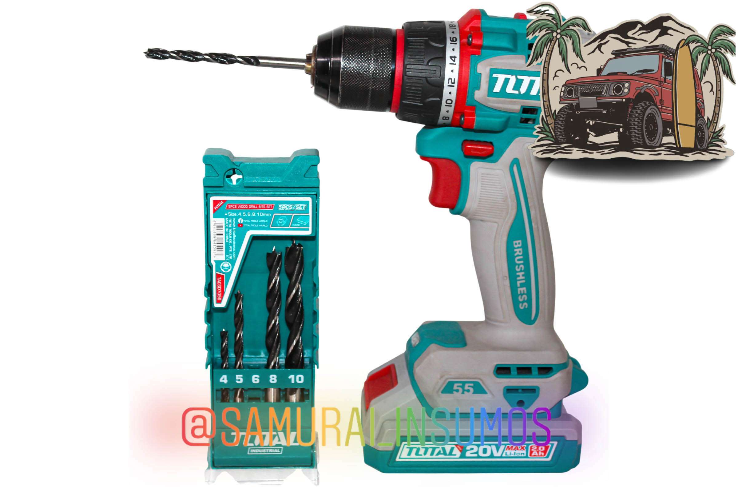 Kit 5 En1 Conjunto Brocas Para Madera-Melamina-MDF - miniatura 4