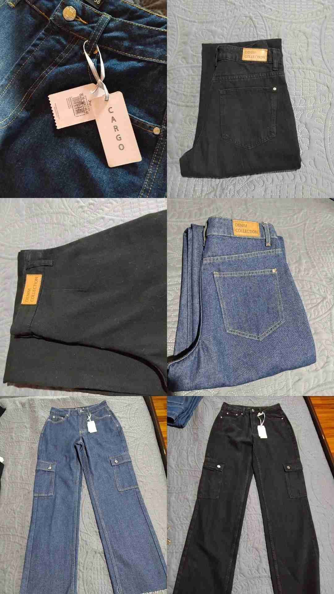 Jeans cargo azules talla 36 y 38 - miniatura 3