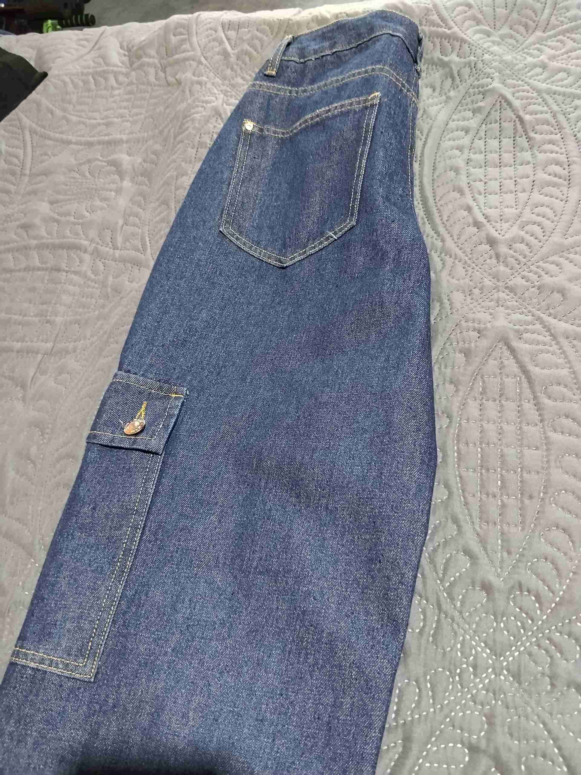 Jeans cargo azules talla 36 y 38 - miniatura 4
