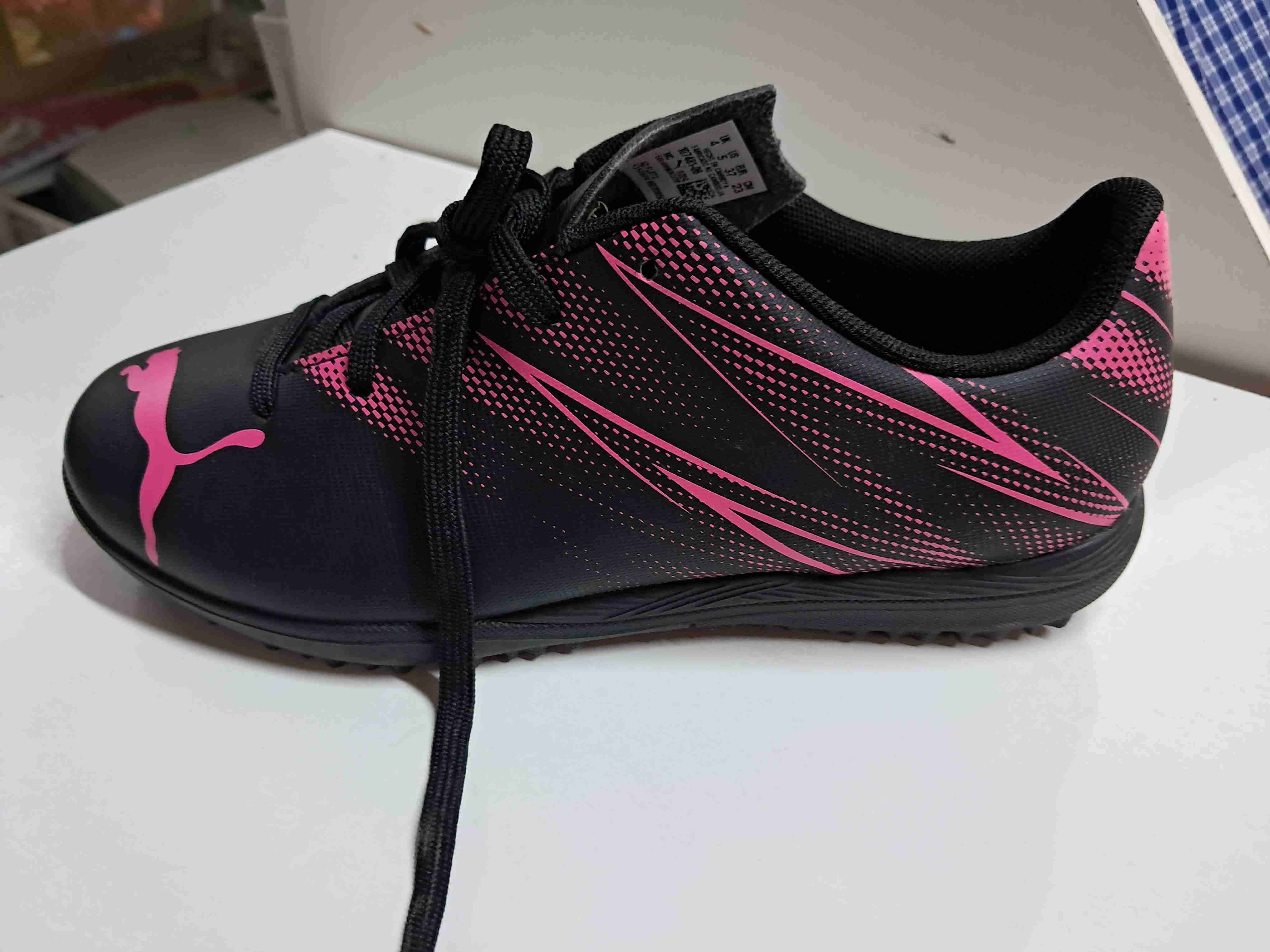 Zapatillas Puma  deportivas negras y rosadas - miniatura 1