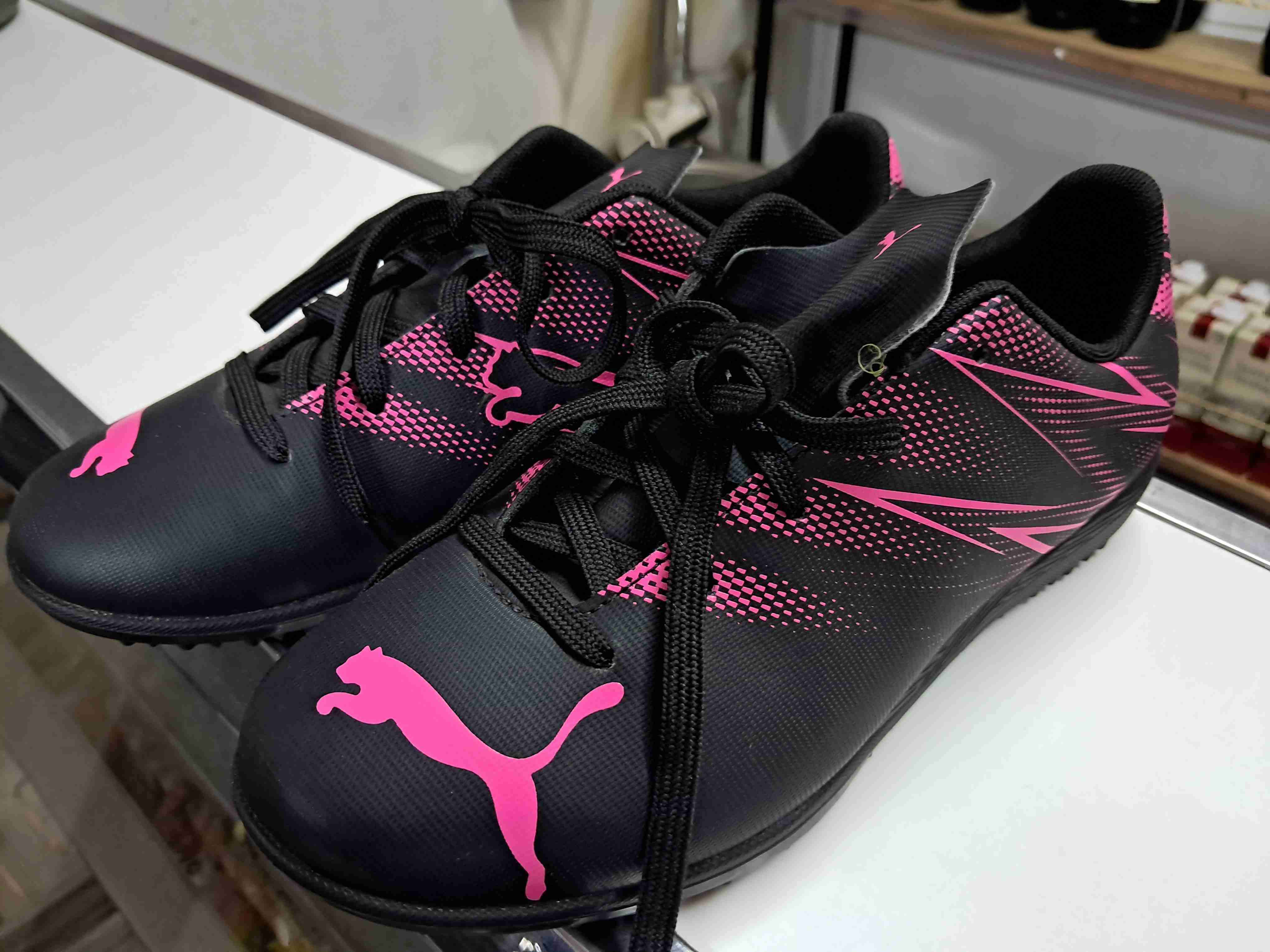 Zapatillas Puma  deportivas negras y rosadas - miniatura 4